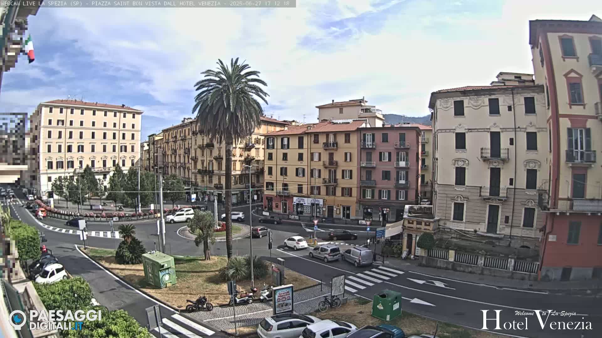 La Spezia Piazza Saint Bon Square Live Cam - Liguria, Italy
