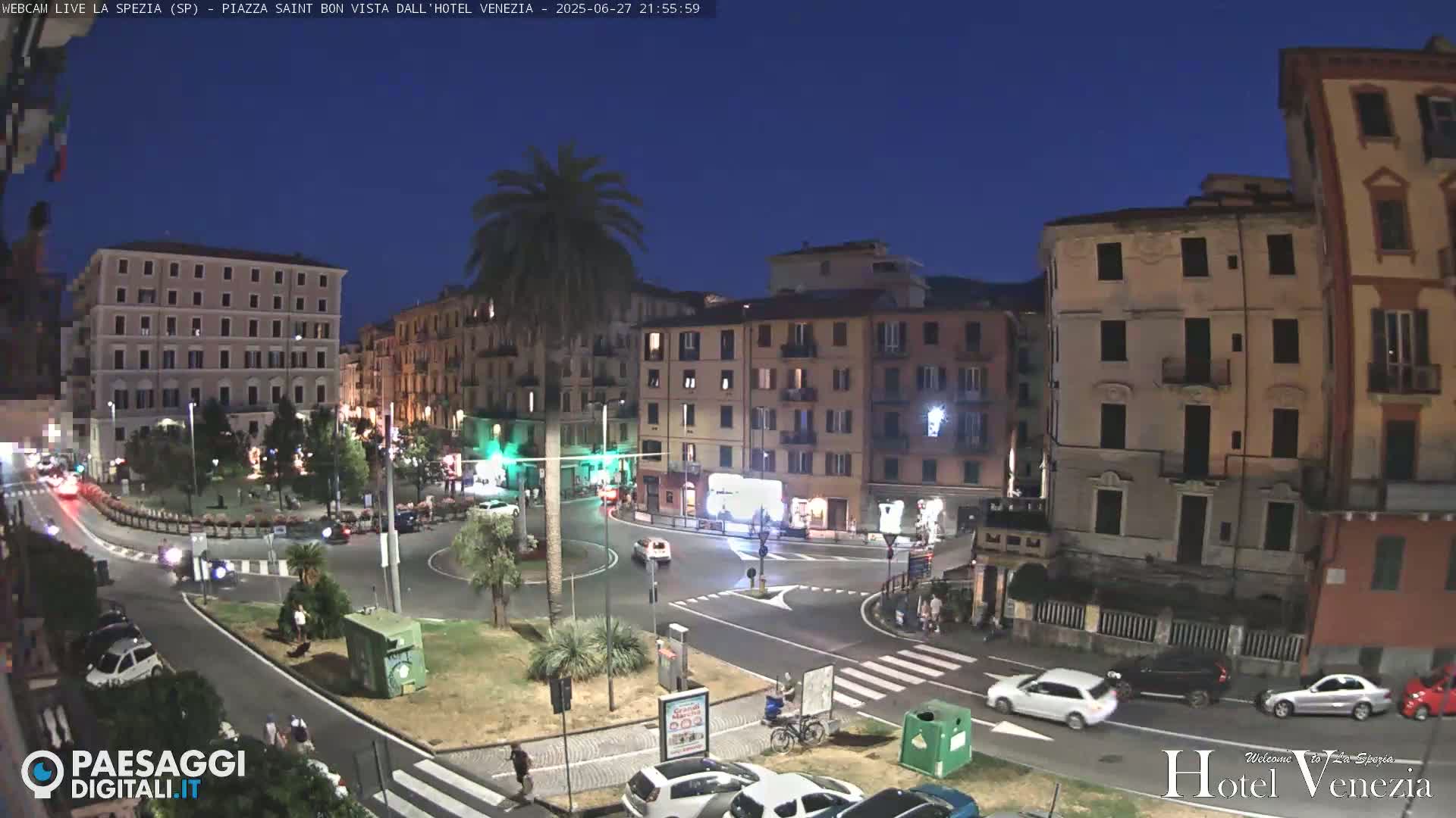La Spezia Piazza Saint Bon Square Live Cam - Liguria, Italy
