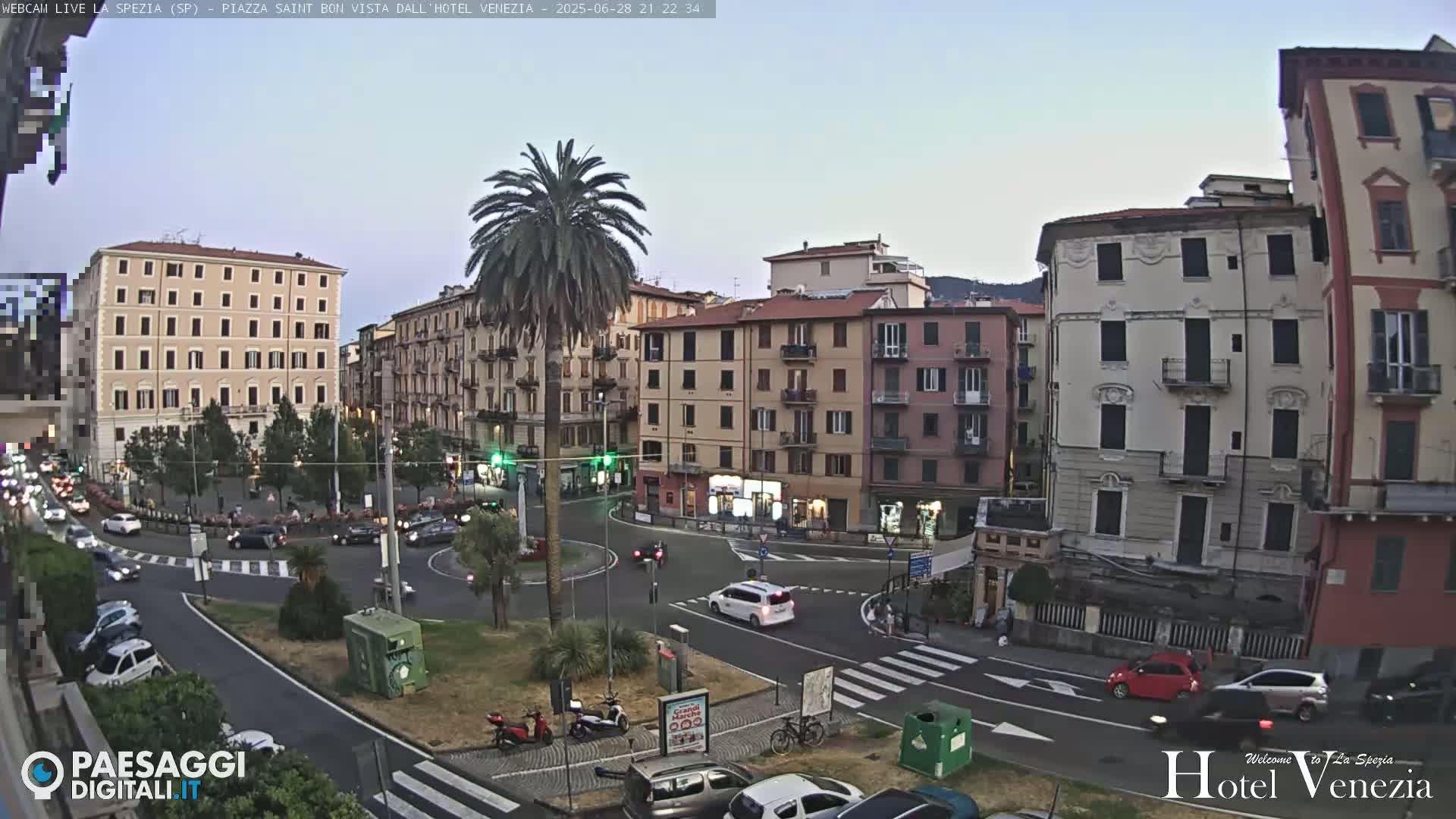 La Spezia Piazza Saint Bon Square Live Cam - Liguria, Italy