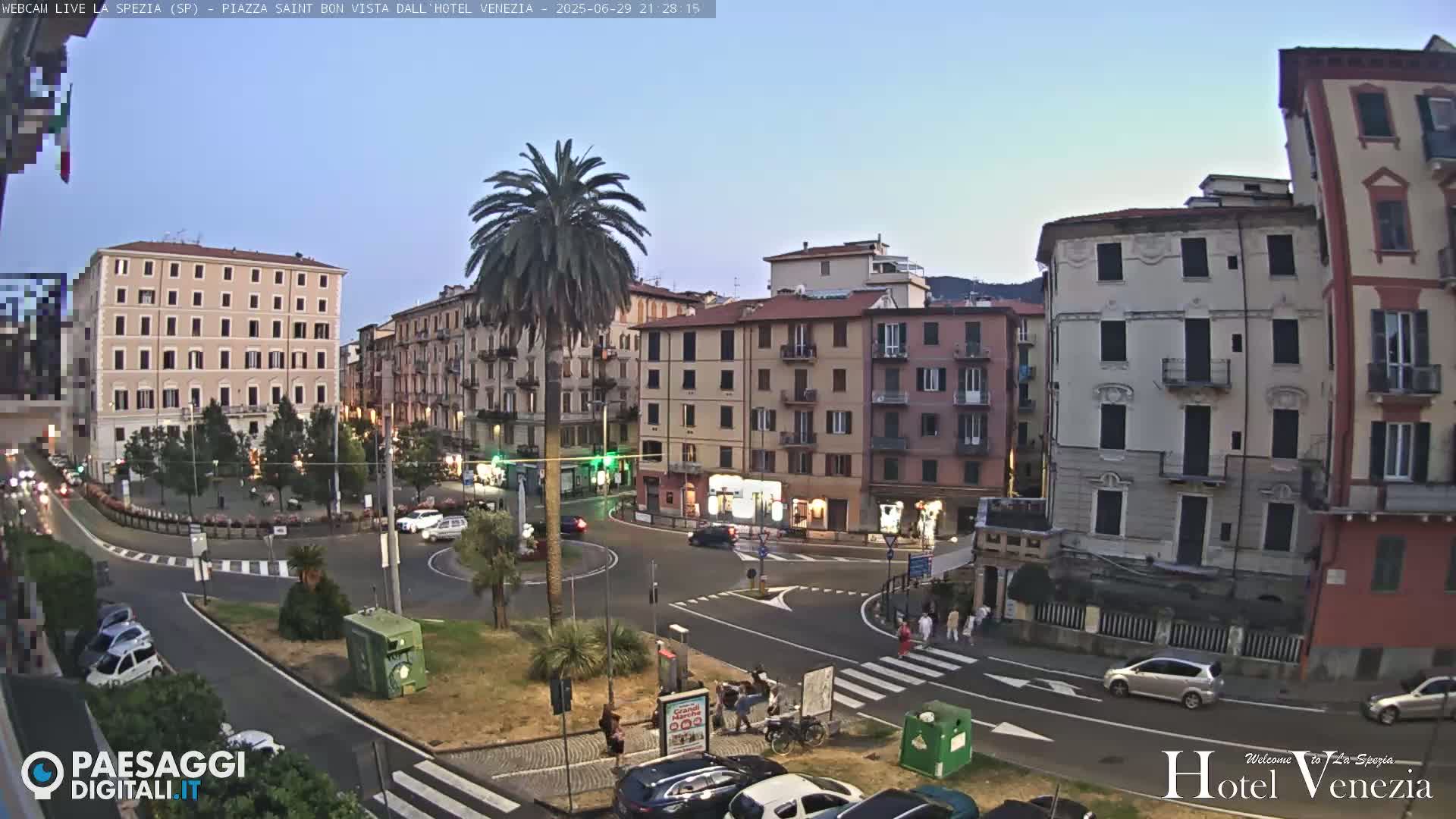 La Spezia Piazza Saint Bon Square Live Cam - Liguria, Italy