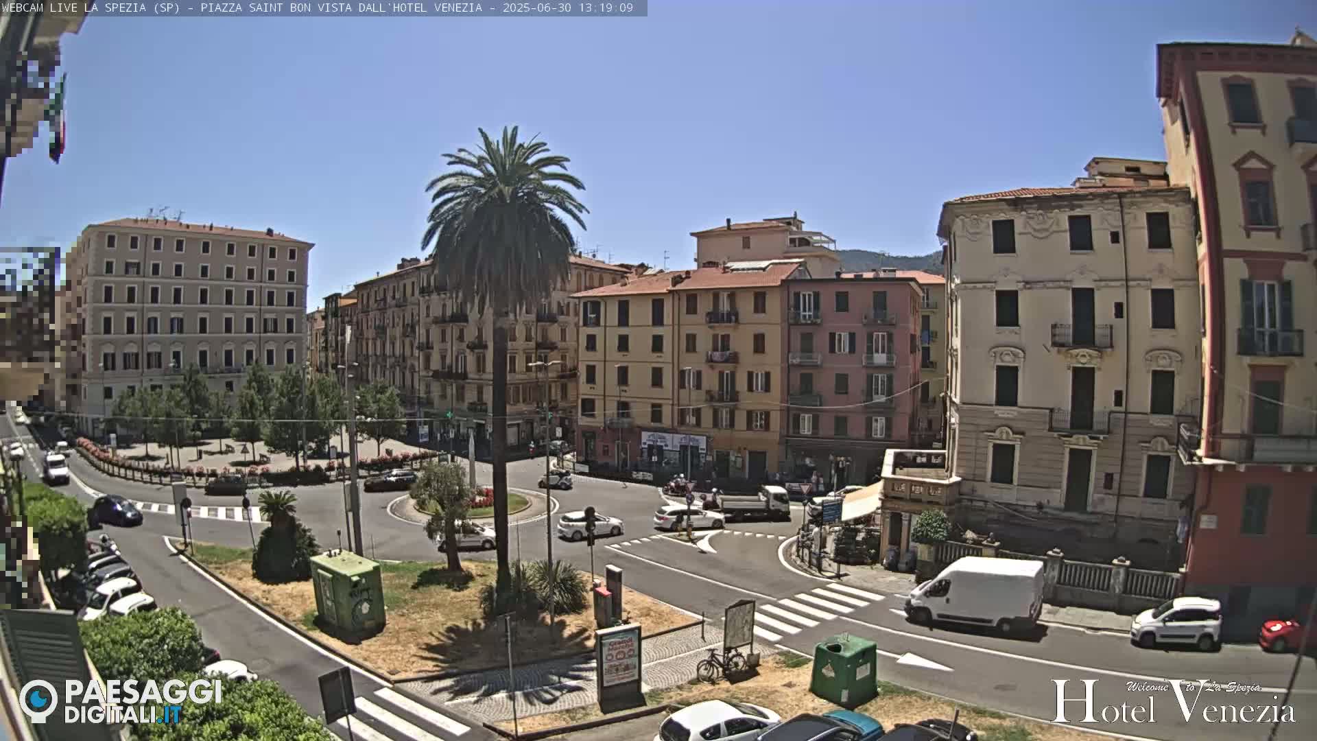 La Spezia Piazza Saint Bon Square Live Cam - Liguria, Italy