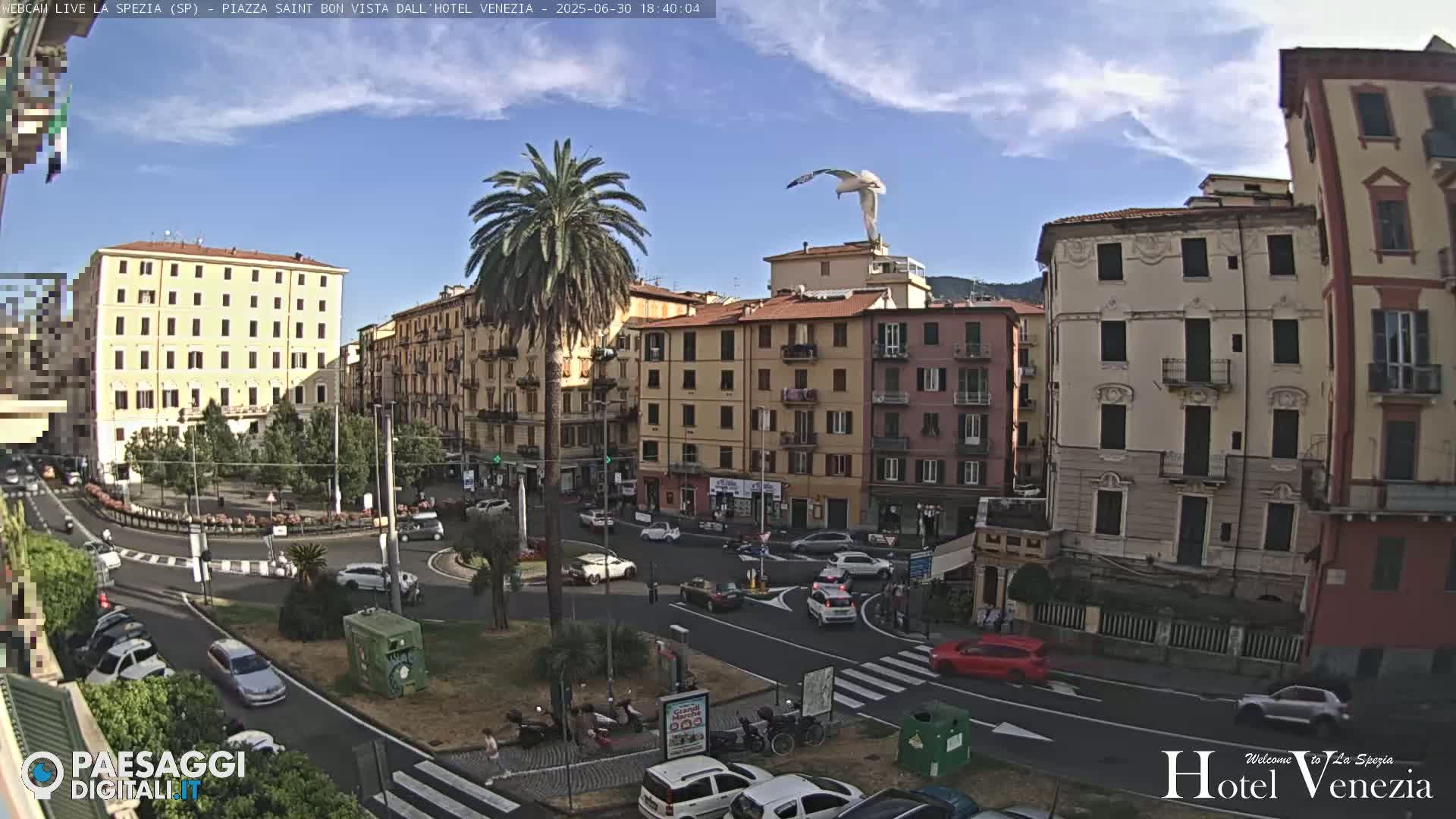 La Spezia Piazza Saint Bon Square Live Cam - Liguria, Italy