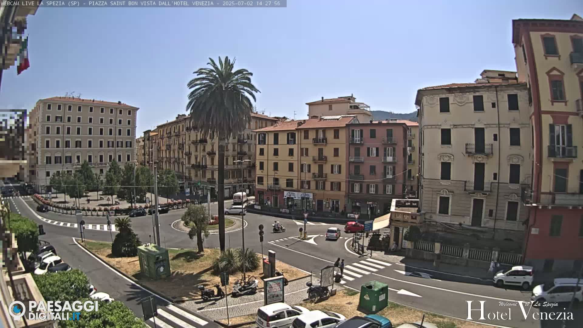 La Spezia Piazza Saint Bon Square Live Cam - Liguria, Italy