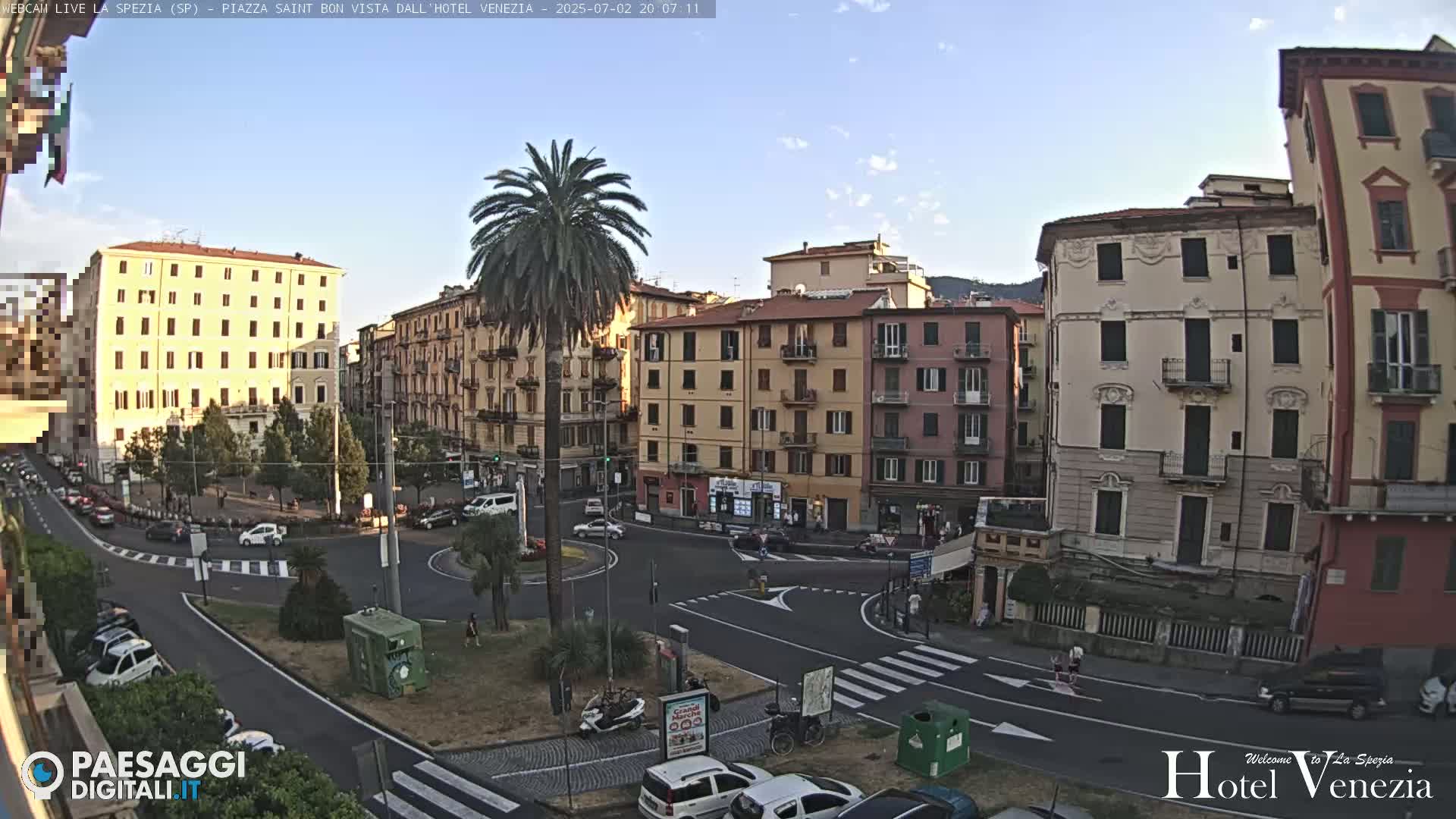 La Spezia Piazza Saint Bon Square Live Cam - Liguria, Italy