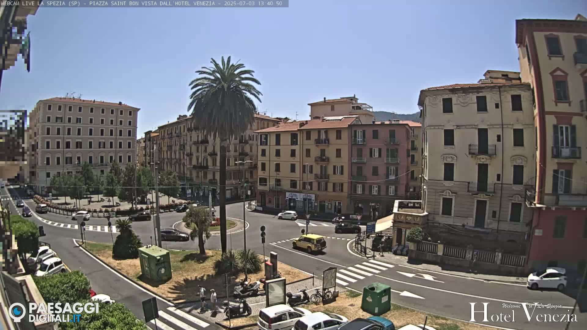 La Spezia Piazza Saint Bon Square Live Cam - Liguria, Italy