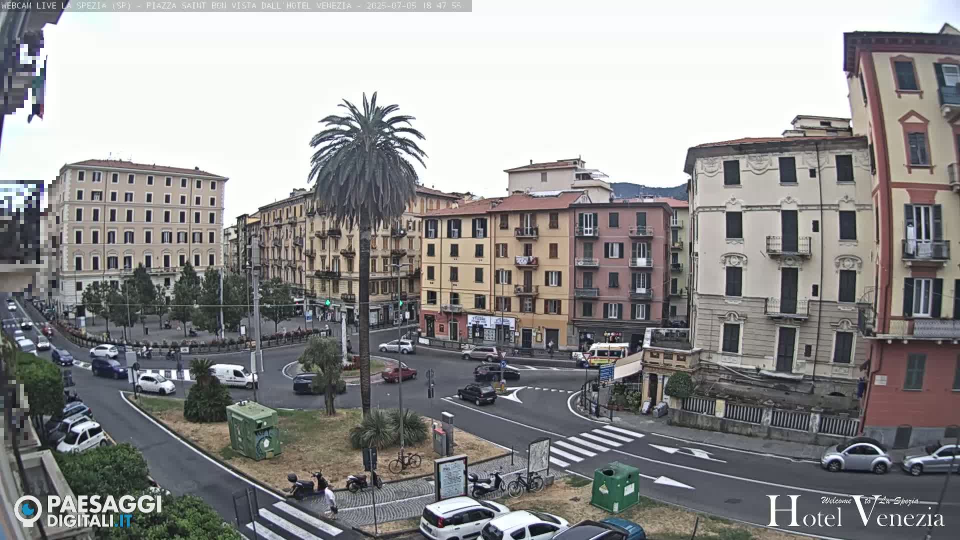 La Spezia Piazza Saint Bon Square Live Cam - Liguria, Italy