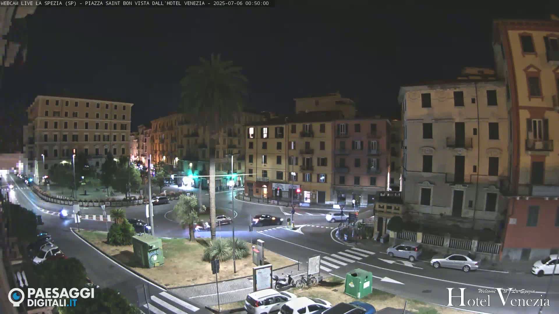 La Spezia Piazza Saint Bon Square Live Cam - Liguria, Italy