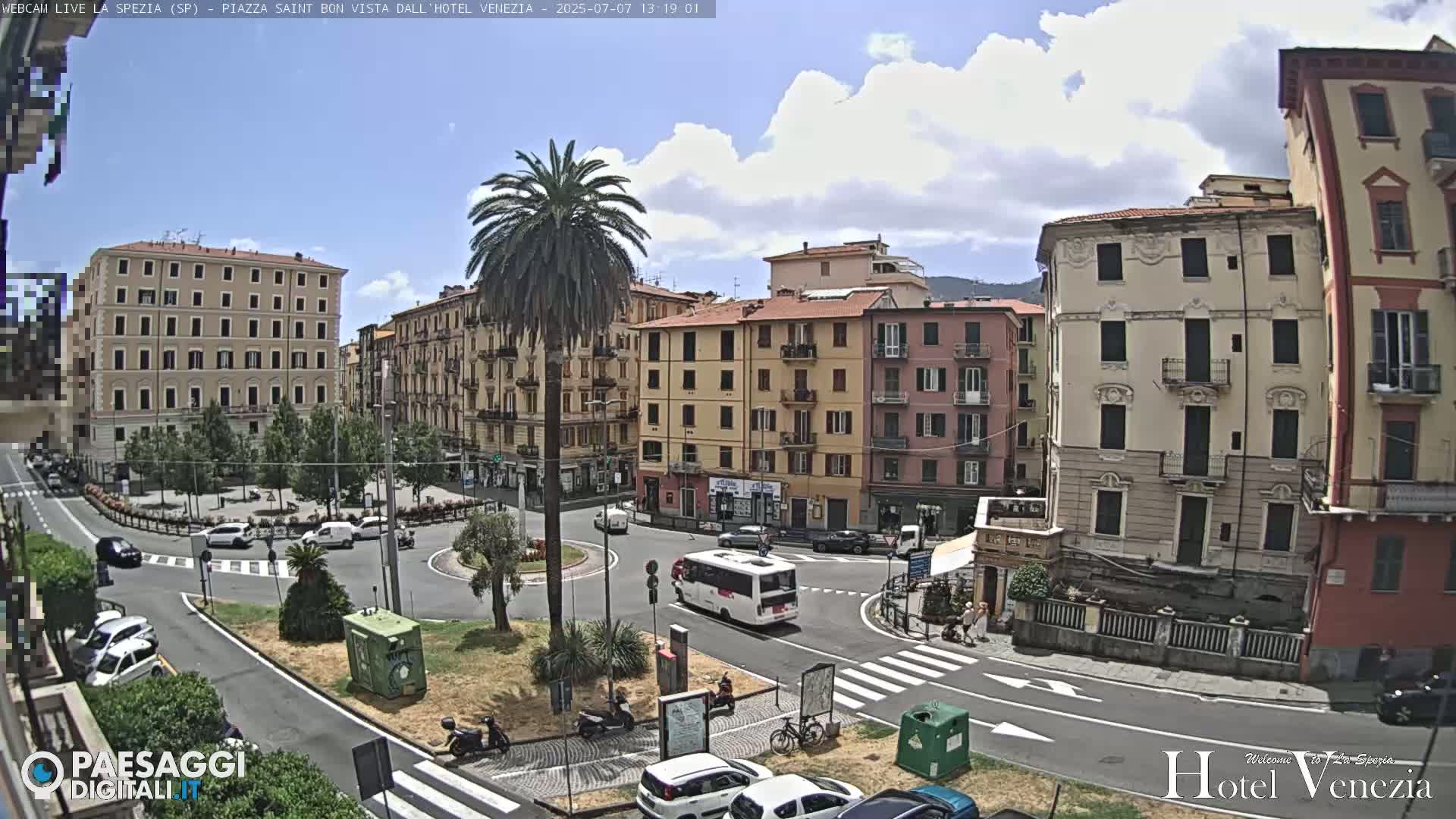 La Spezia Piazza Saint Bon Square Live Cam - Liguria, Italy