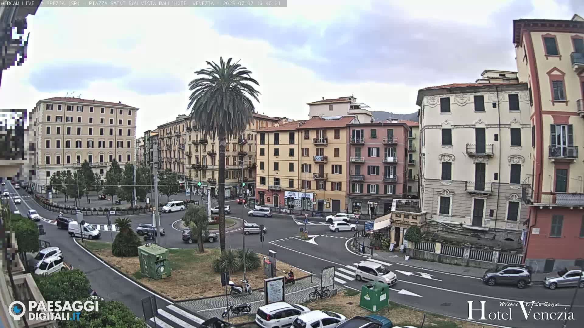La Spezia Piazza Saint Bon Square Live Cam - Liguria, Italy