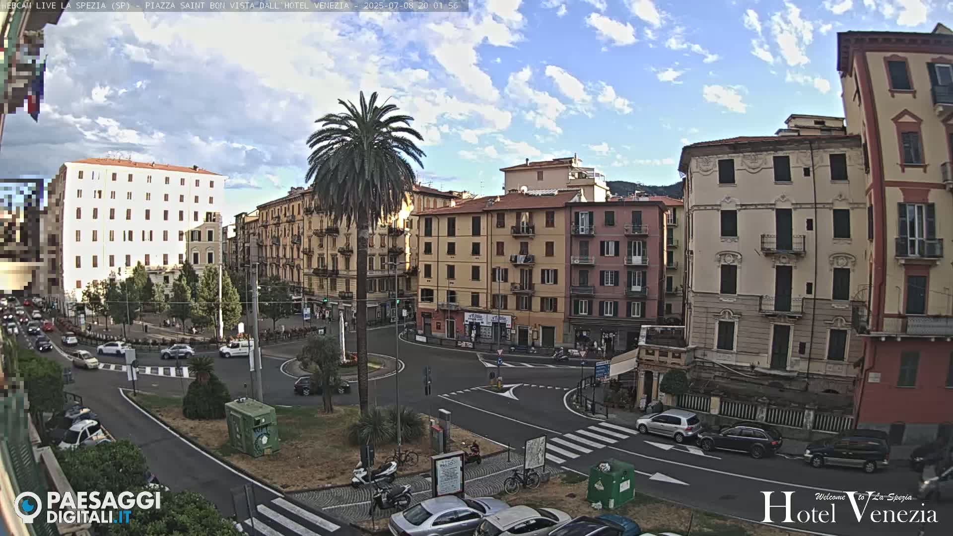 La Spezia Piazza Saint Bon Square Live Cam - Liguria, Italy