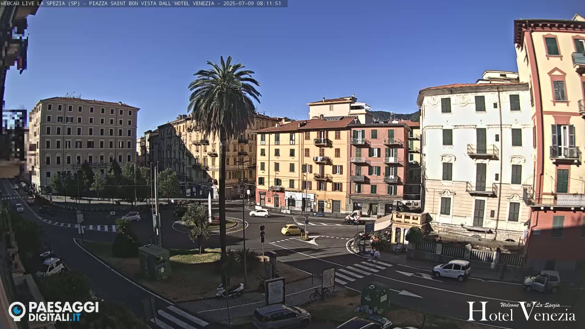 La Spezia Piazza Saint Bon Square Live Cam - Liguria, Italy