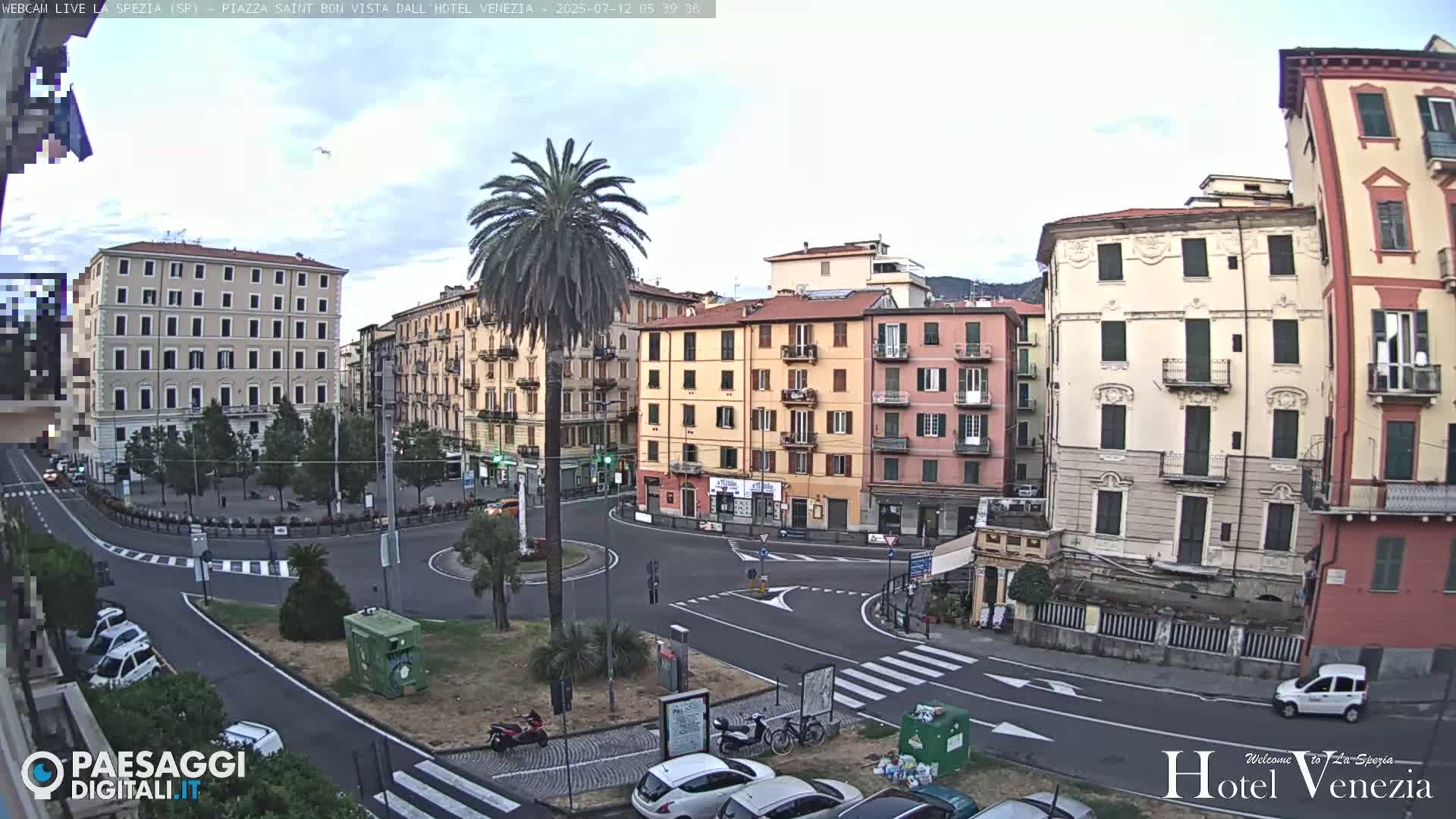 La Spezia Piazza Saint Bon Square Live Cam - Liguria, Italy