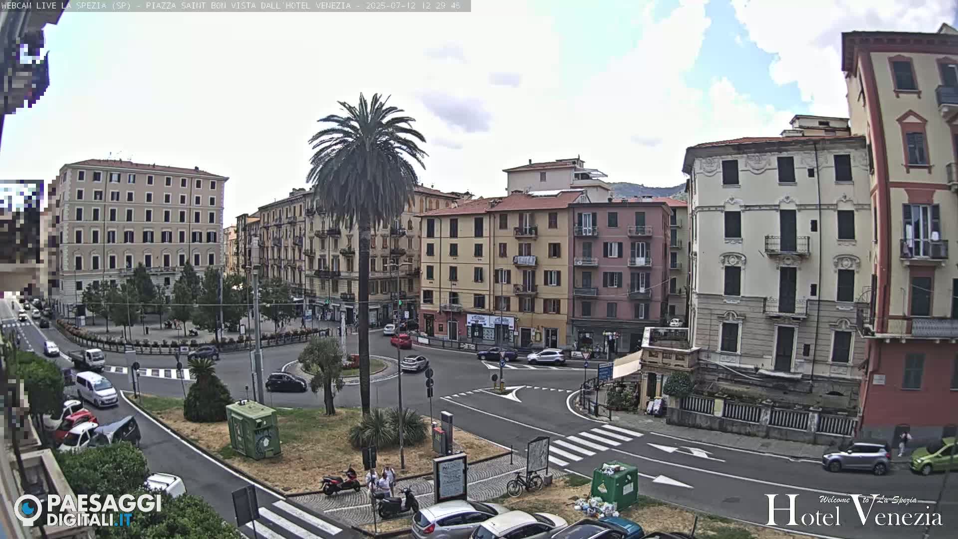 La Spezia Piazza Saint Bon Square Live Cam - Liguria, Italy