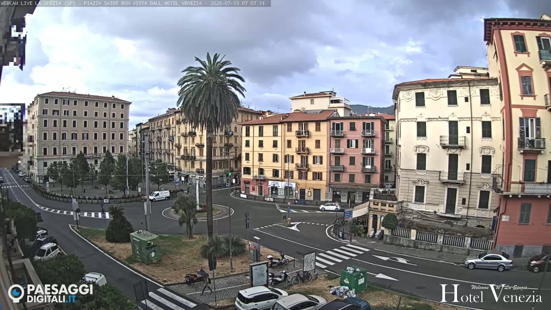 La Spezia Piazza Saint Bon Square Live Cam - Liguria, Italy