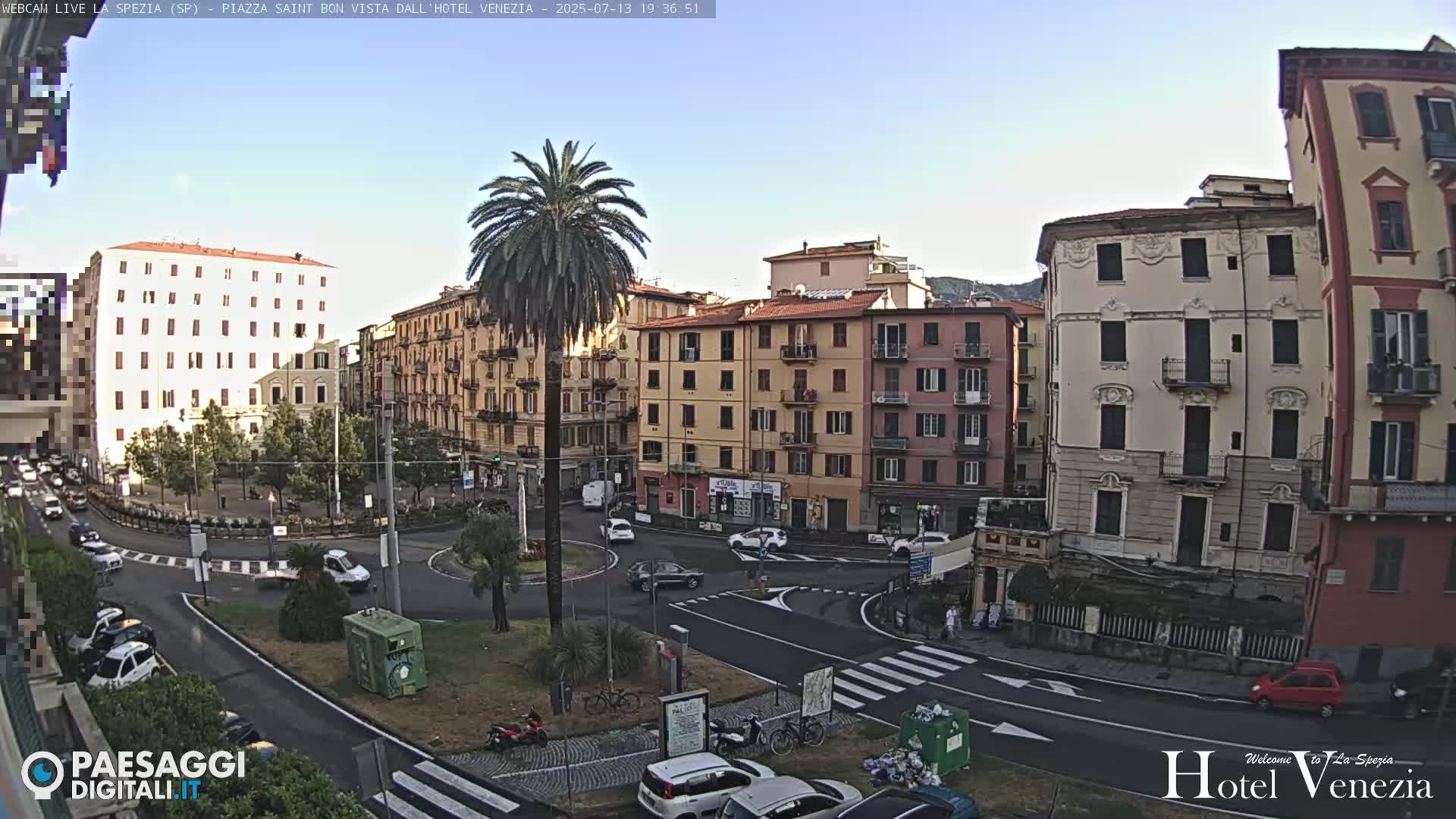 La Spezia Piazza Saint Bon Square Live Cam - Liguria, Italy