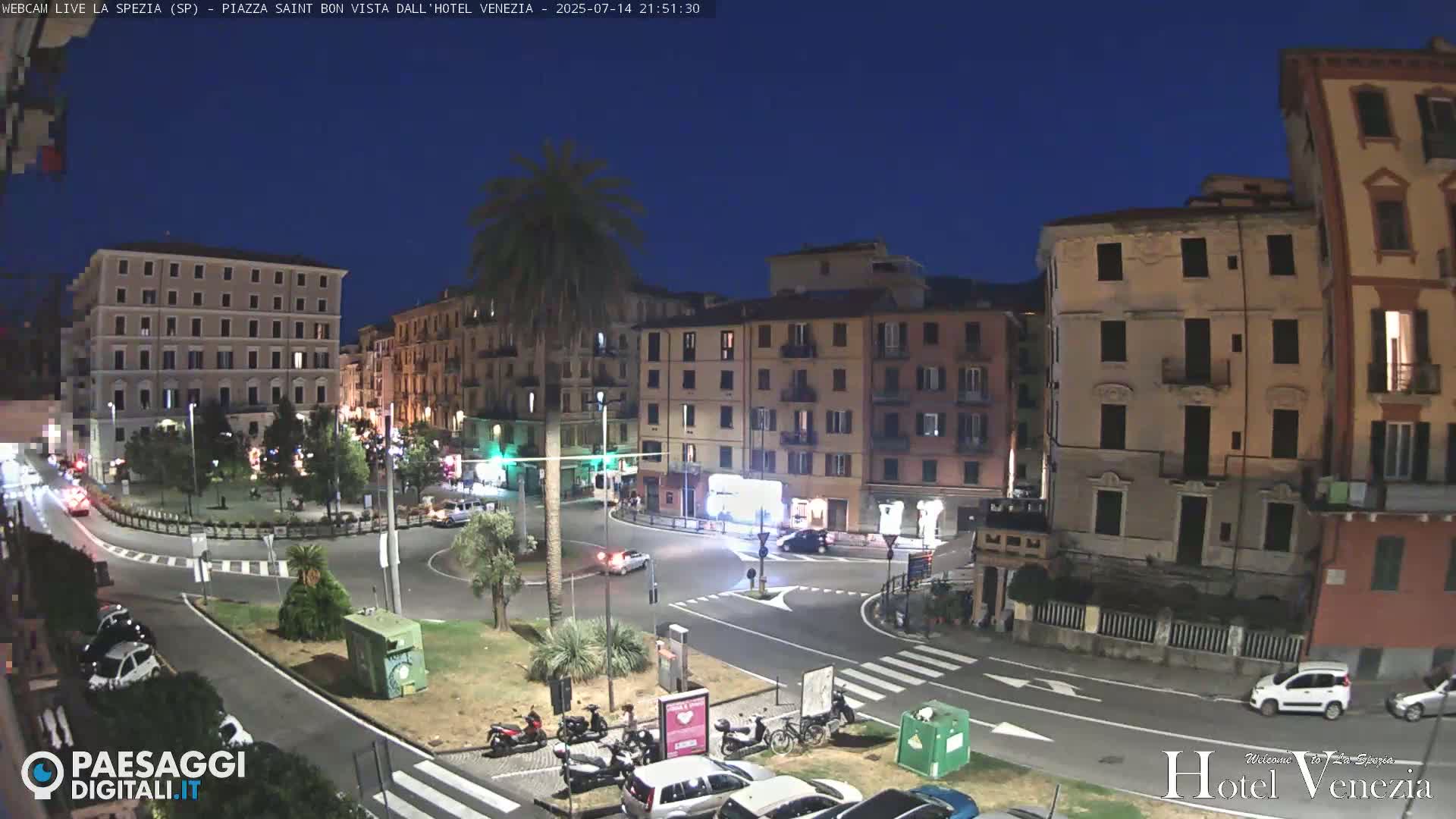 La Spezia Piazza Saint Bon Square Live Cam - Liguria, Italy