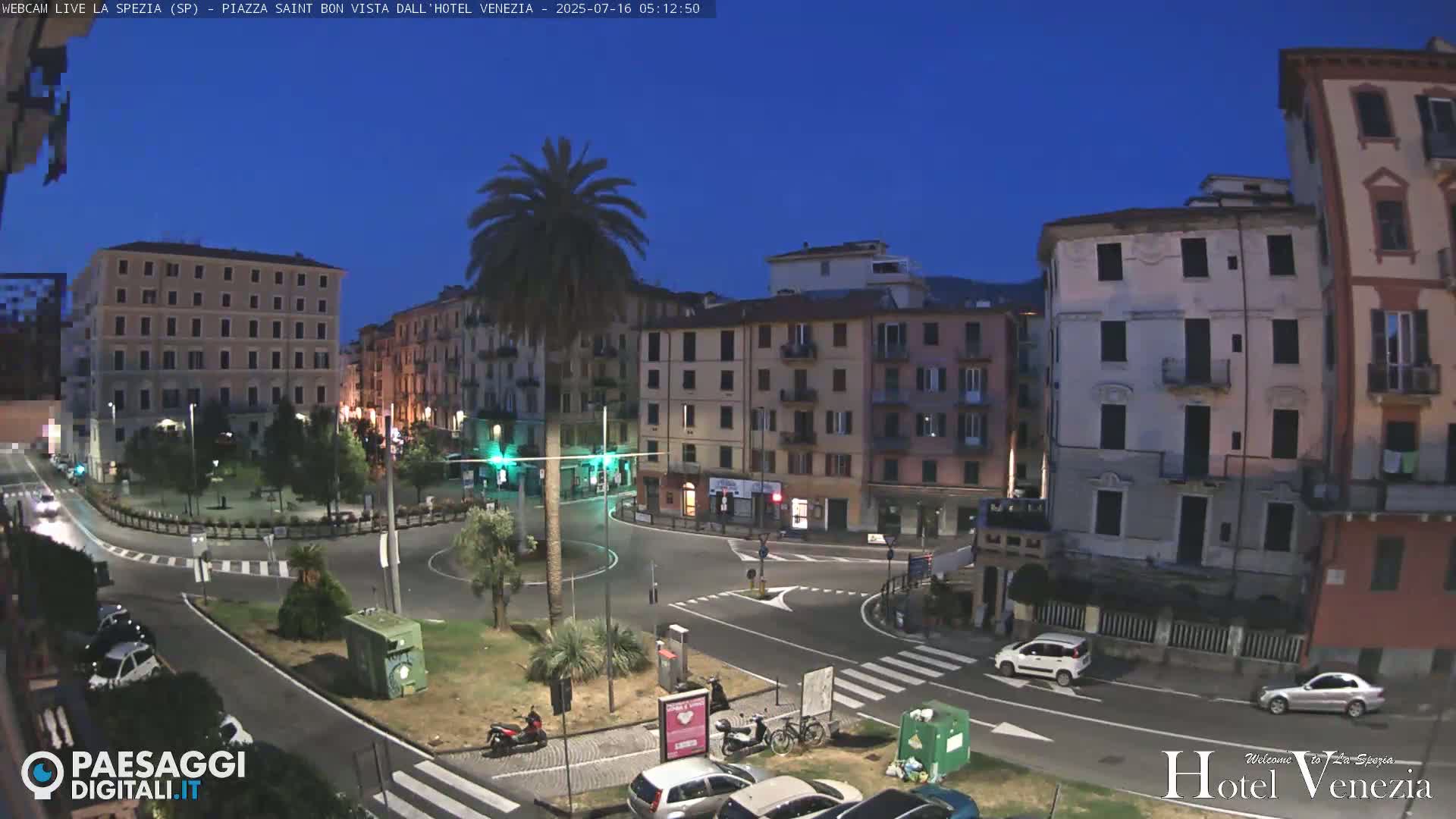 La Spezia Piazza Saint Bon Square Live Cam - Liguria, Italy
