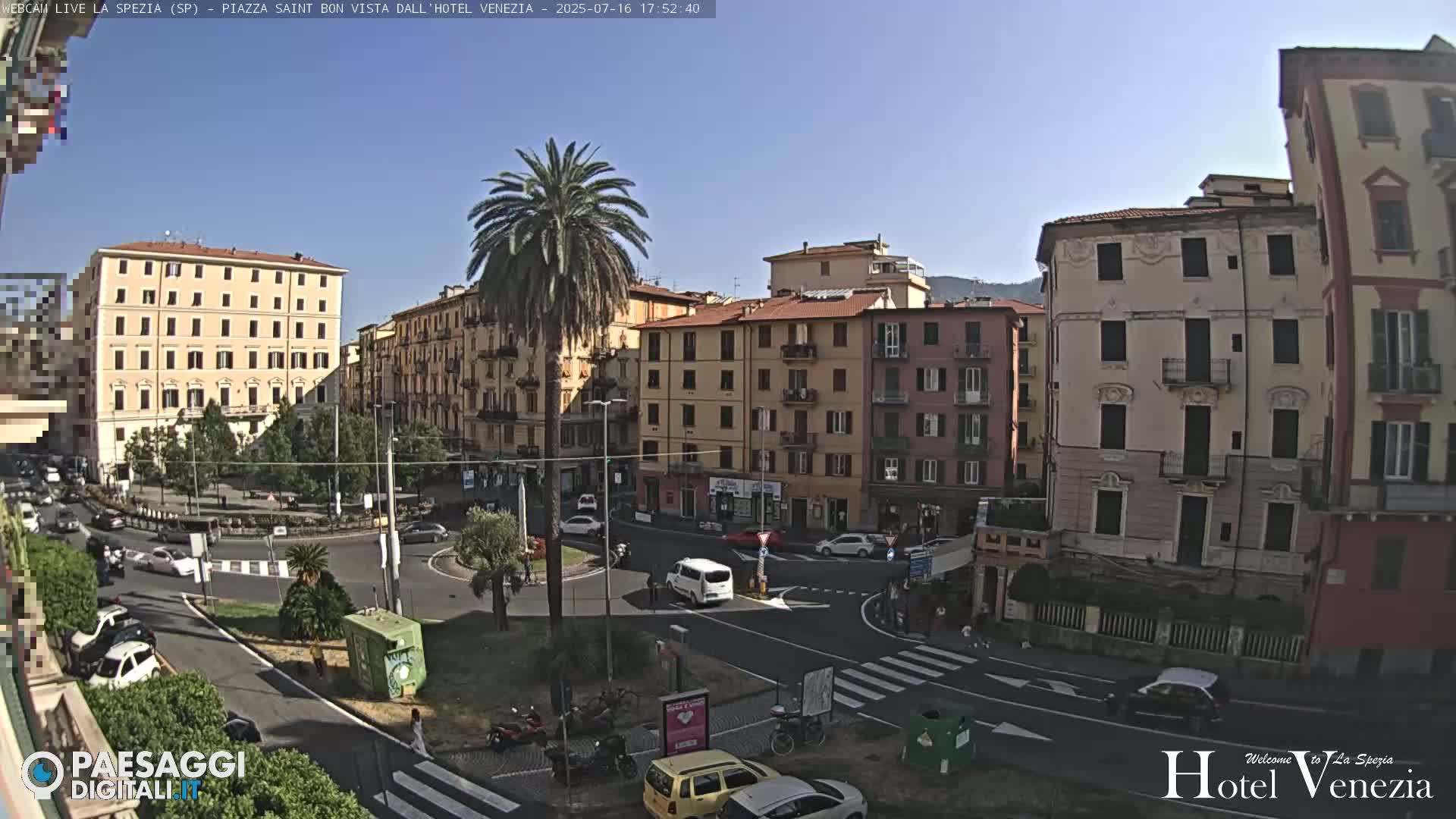 La Spezia Piazza Saint Bon Square Live Cam - Liguria, Italy