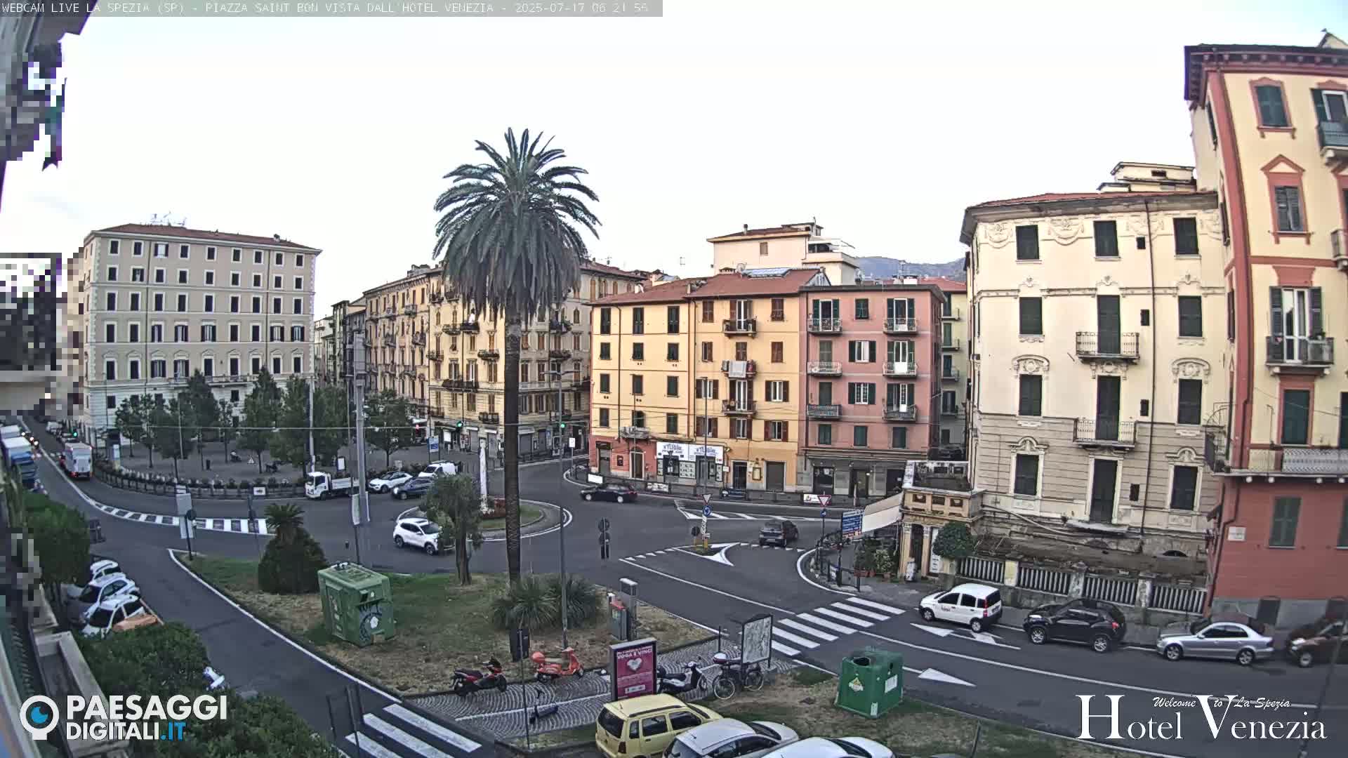 La Spezia Piazza Saint Bon Square Live Cam - Liguria, Italy