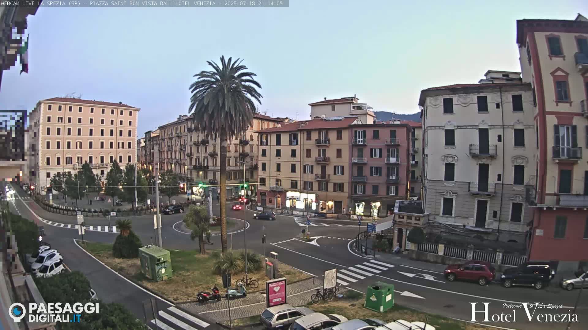 La Spezia Piazza Saint Bon Square Live Cam - Liguria, Italy