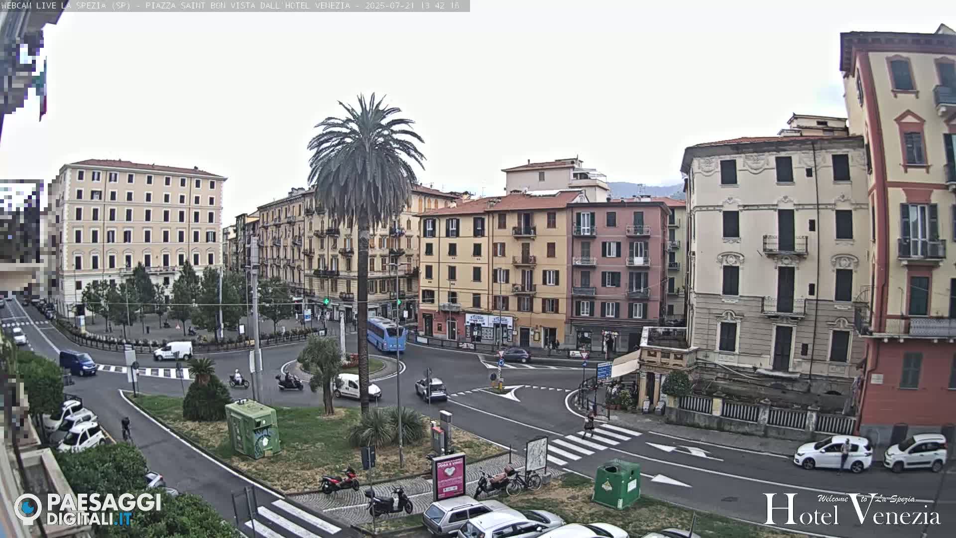 La Spezia Piazza Saint Bon Square Live Cam - Liguria, Italy