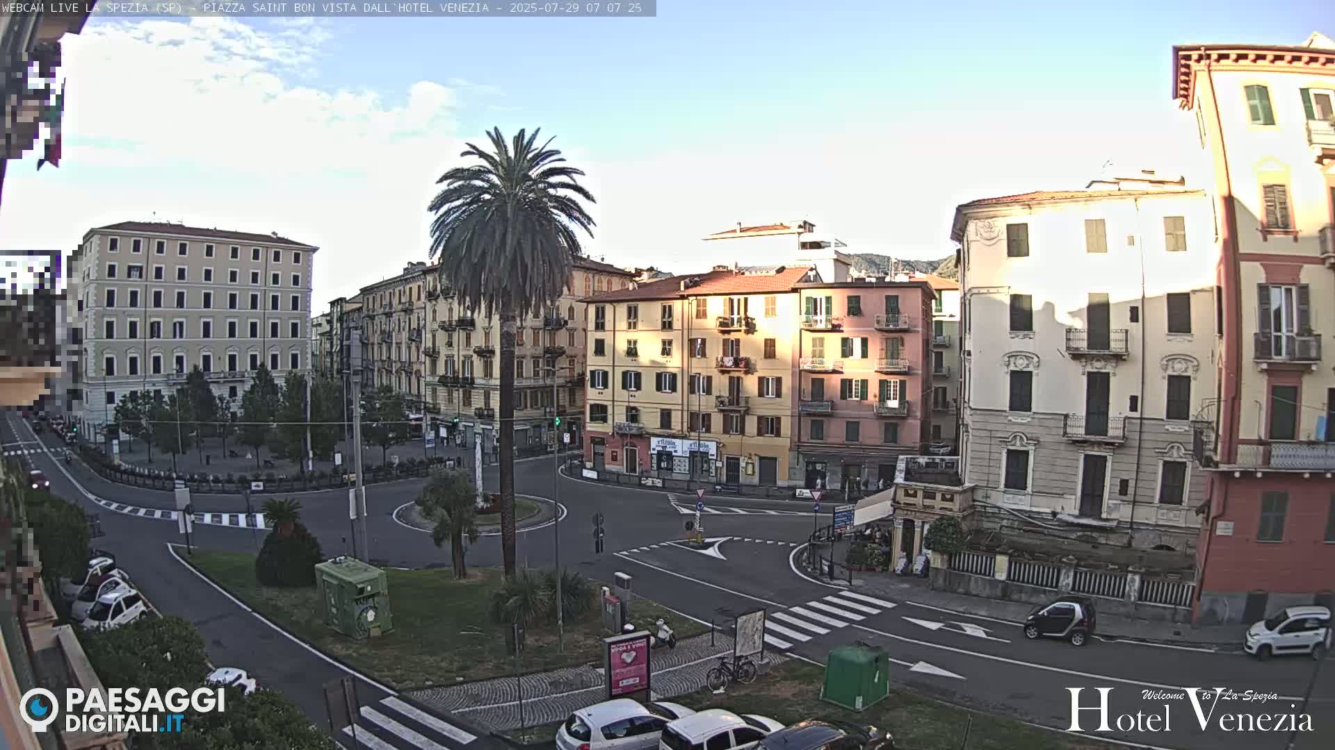 La Spezia Piazza Saint Bon Square Live Cam - Liguria, Italy