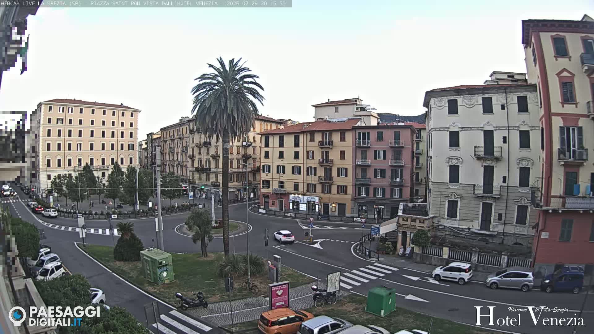 La Spezia Piazza Saint Bon Square Live Cam - Liguria, Italy