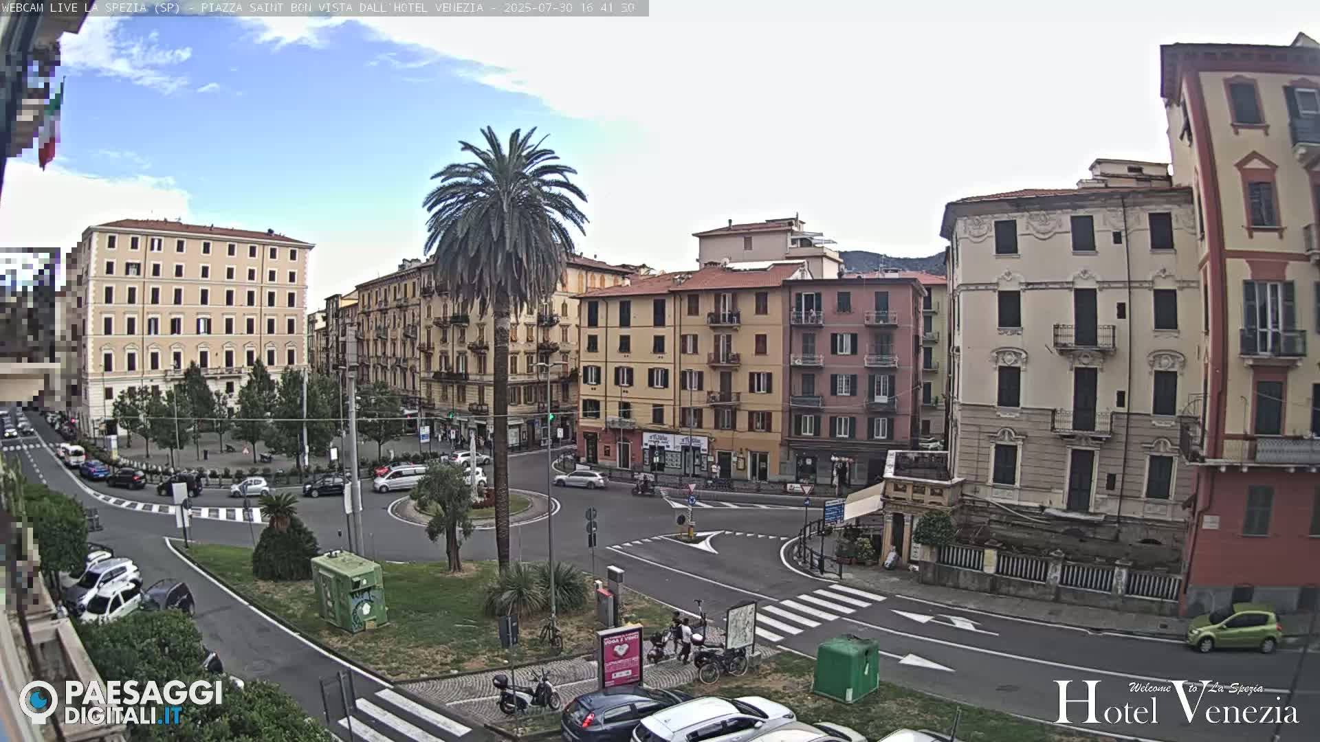 La Spezia Piazza Saint Bon Square Live Cam - Liguria, Italy
