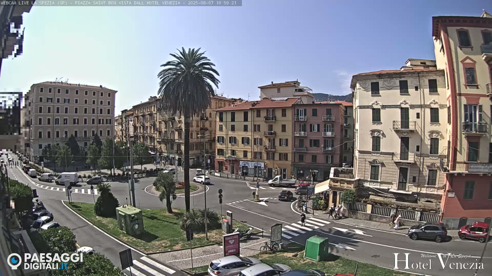 La Spezia Piazza Saint Bon Square Live Cam - Liguria, Italy