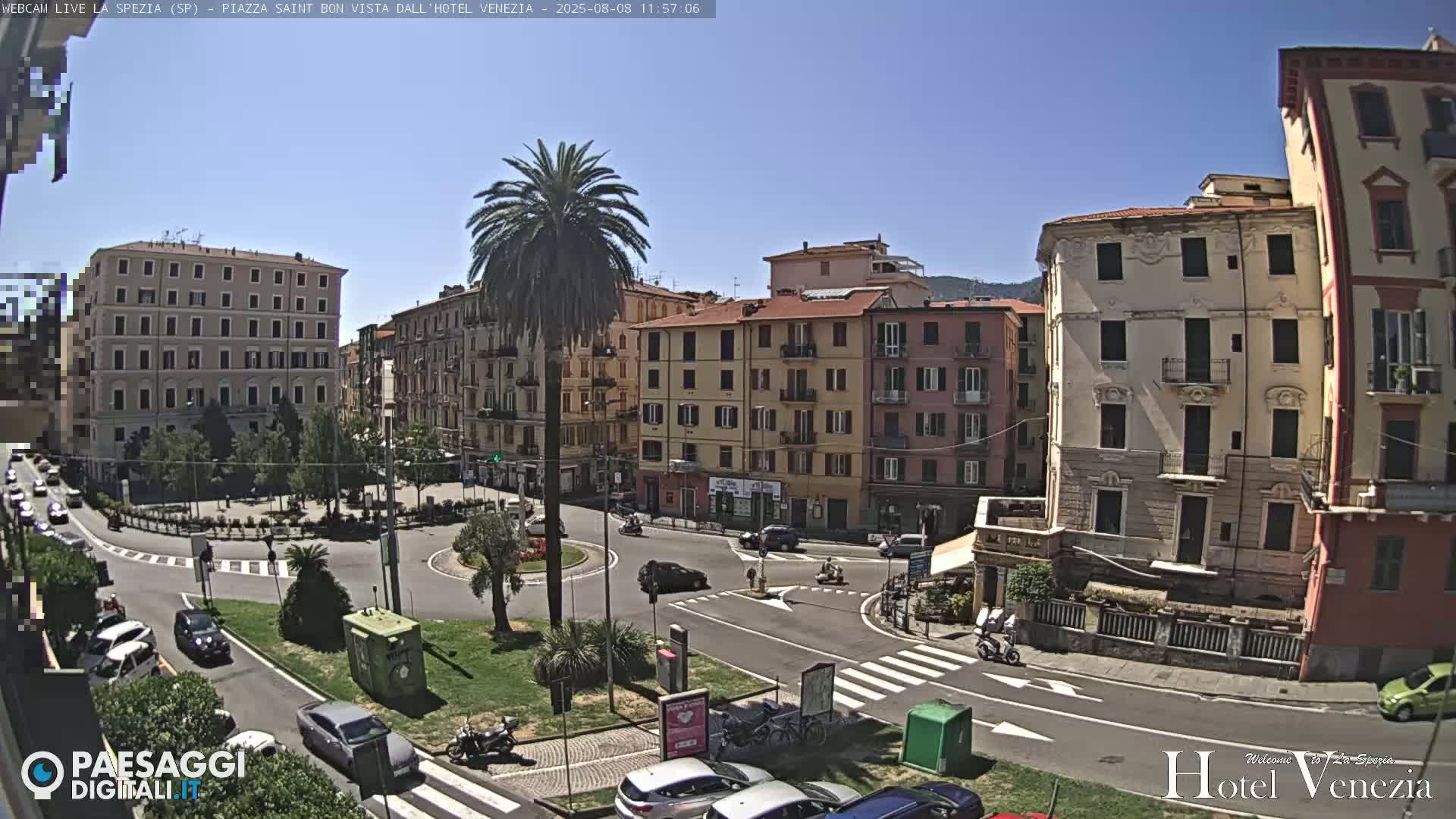 La Spezia Piazza Saint Bon Square Live Cam - Liguria, Italy