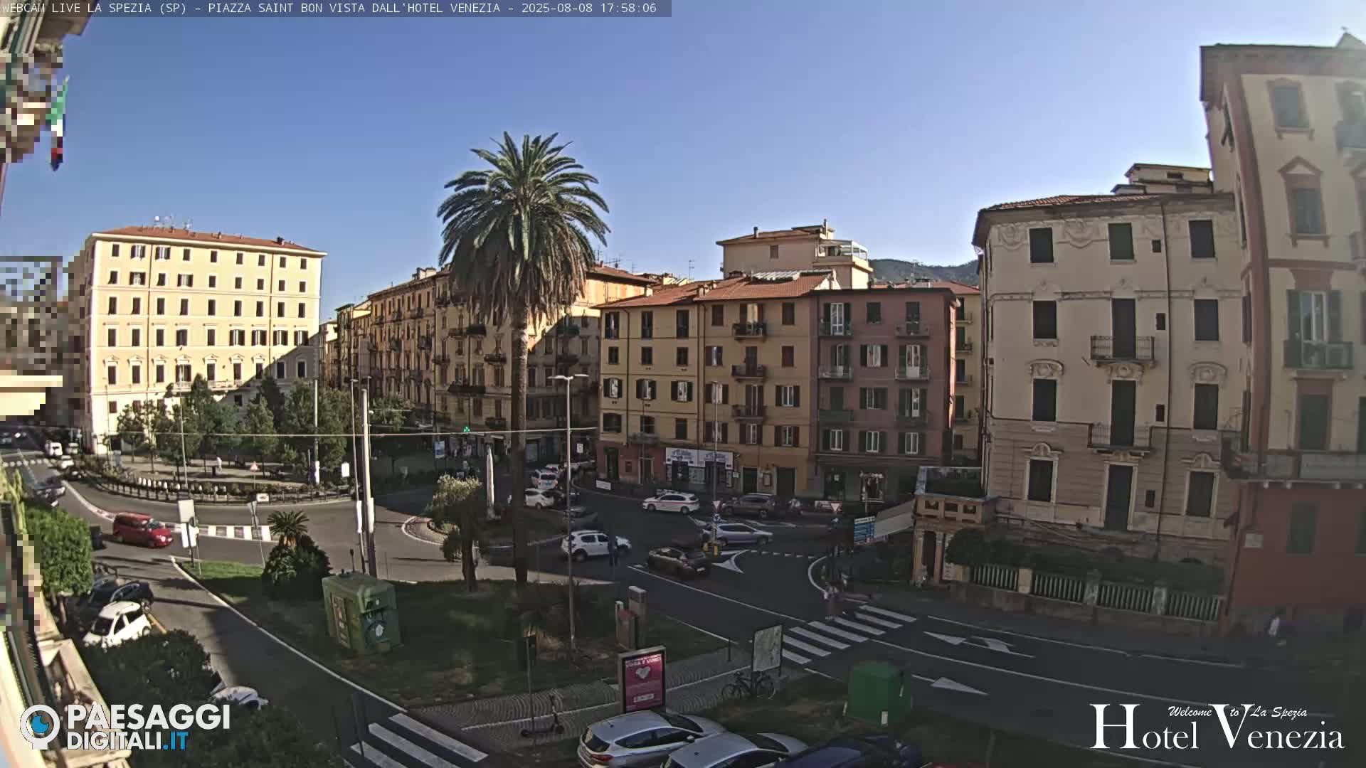 La Spezia Piazza Saint Bon Square Live Cam - Liguria, Italy