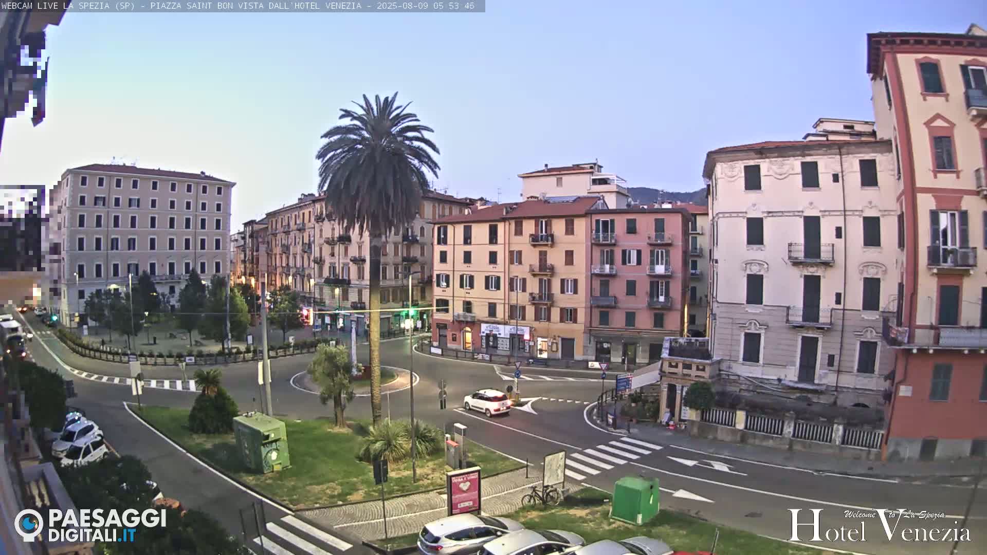 La Spezia Piazza Saint Bon Square Live Cam - Liguria, Italy