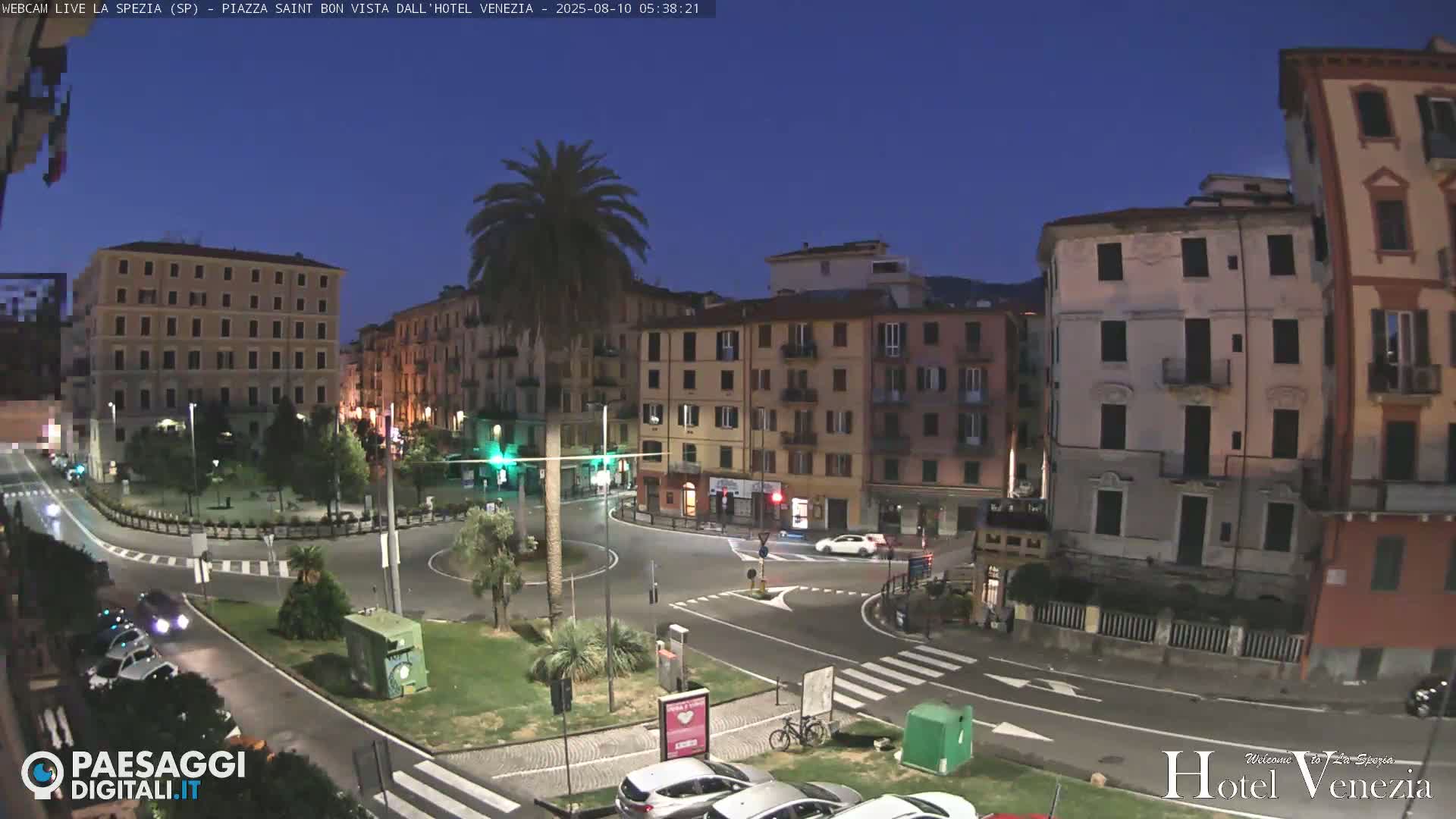 La Spezia Piazza Saint Bon Square Live Cam - Liguria, Italy