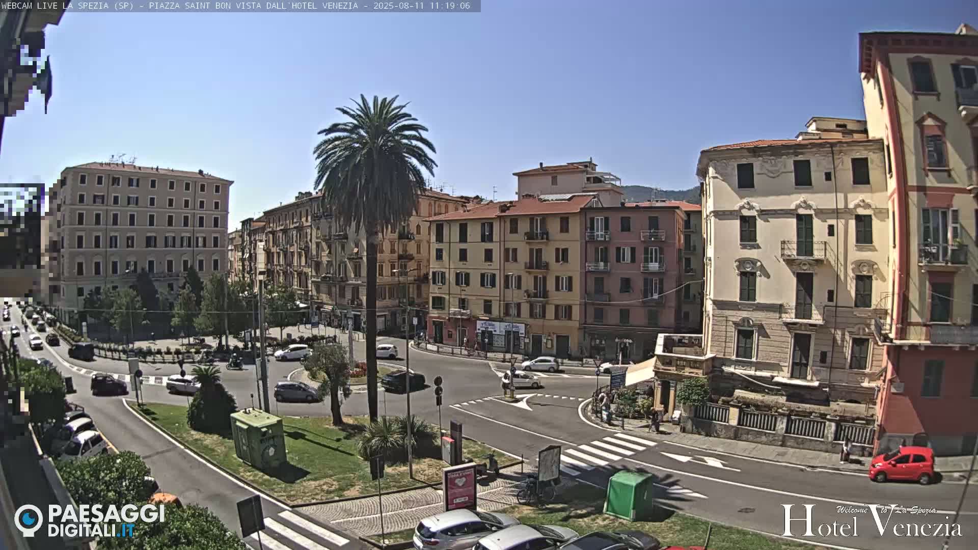 La Spezia Piazza Saint Bon Square Live Cam - Liguria, Italy
