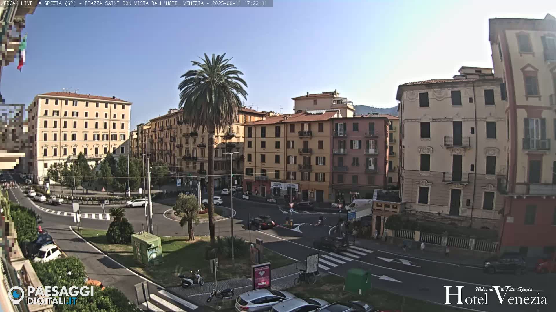La Spezia Piazza Saint Bon Square Live Cam - Liguria, Italy