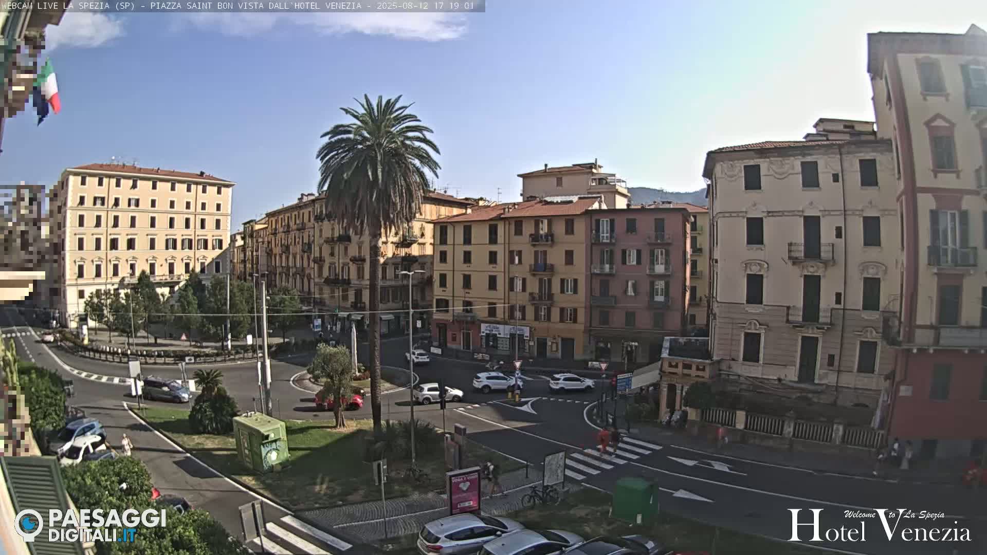 La Spezia Piazza Saint Bon Square Live Cam - Liguria, Italy