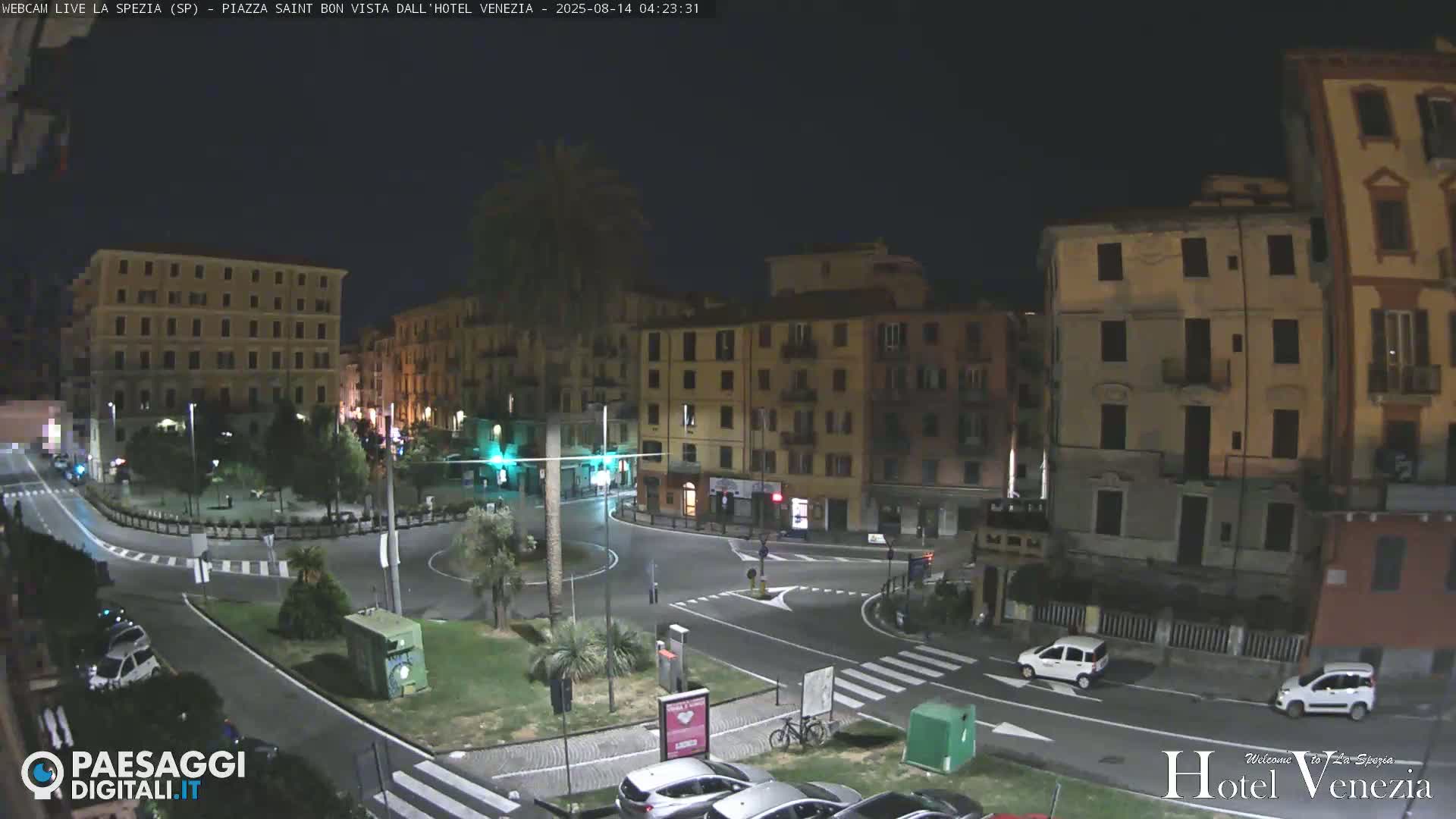 La Spezia Piazza Saint Bon Square Live Cam - Liguria, Italy