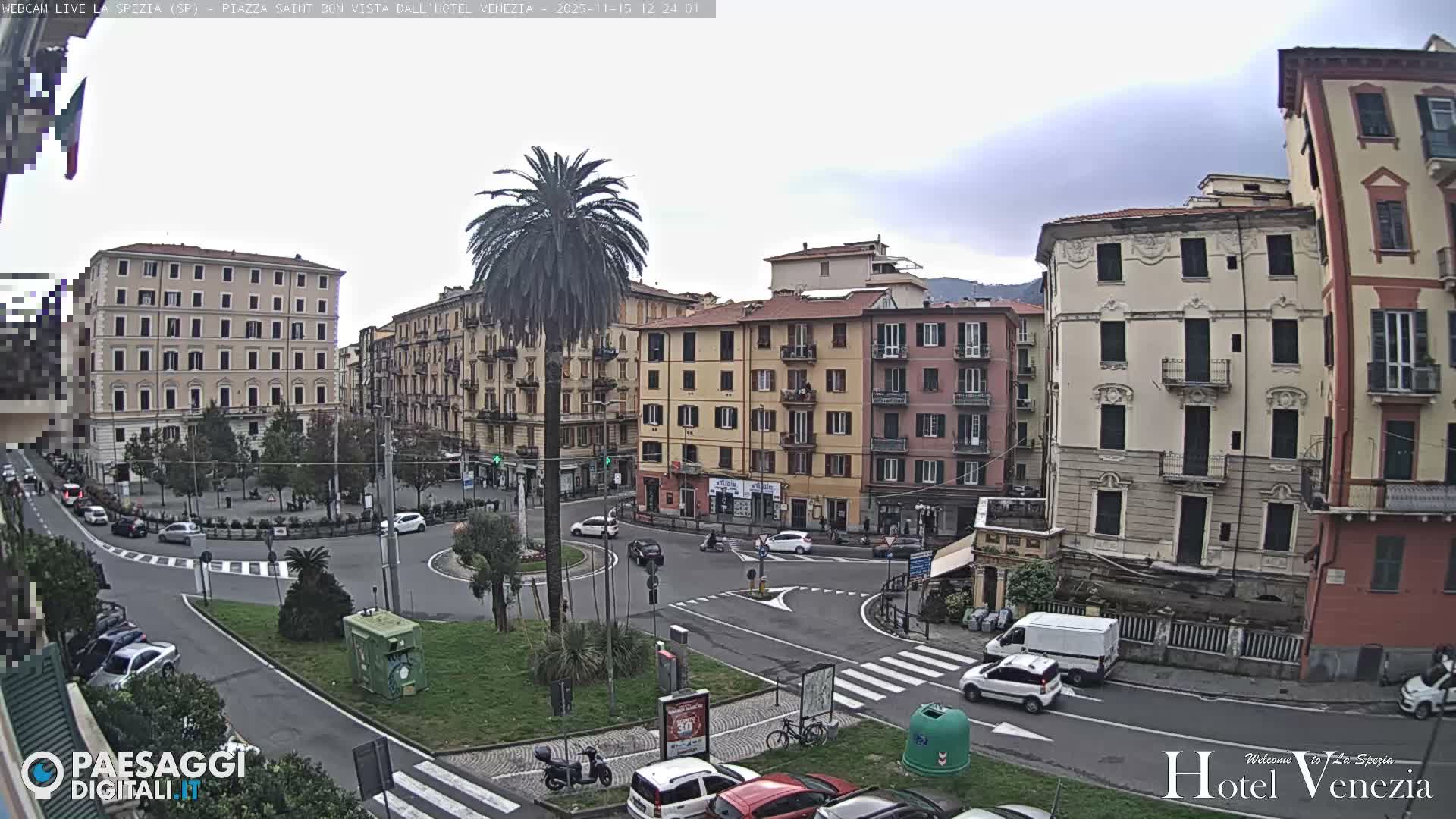 La Spezia Piazza Saint Bon Square Live Cam - Liguria, Italy
