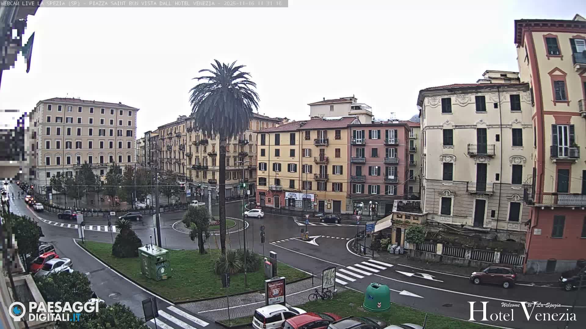 La Spezia Piazza Saint Bon Square Live Cam - Liguria, Italy