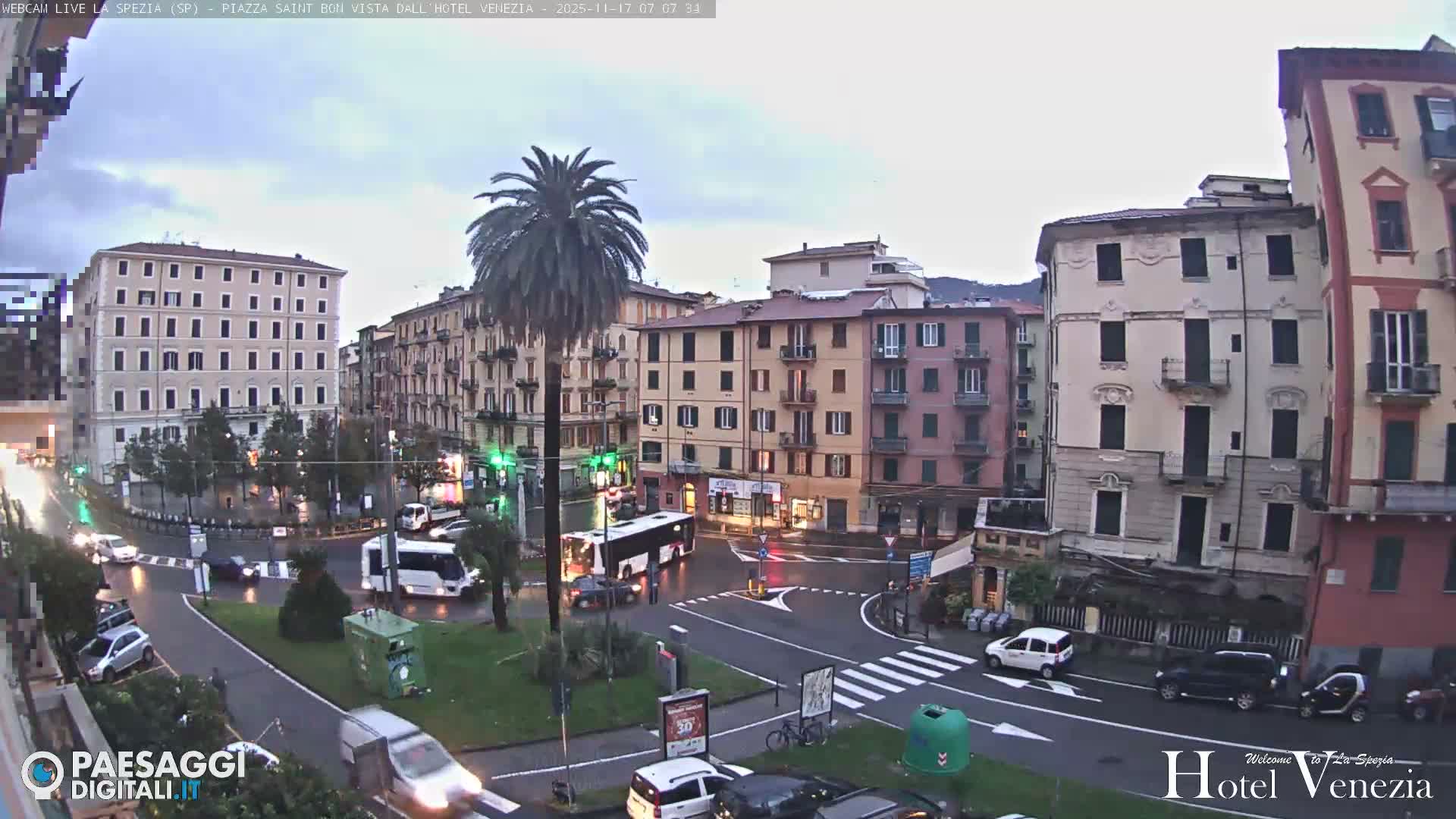 La Spezia Piazza Saint Bon Square Live Cam - Liguria, Italy