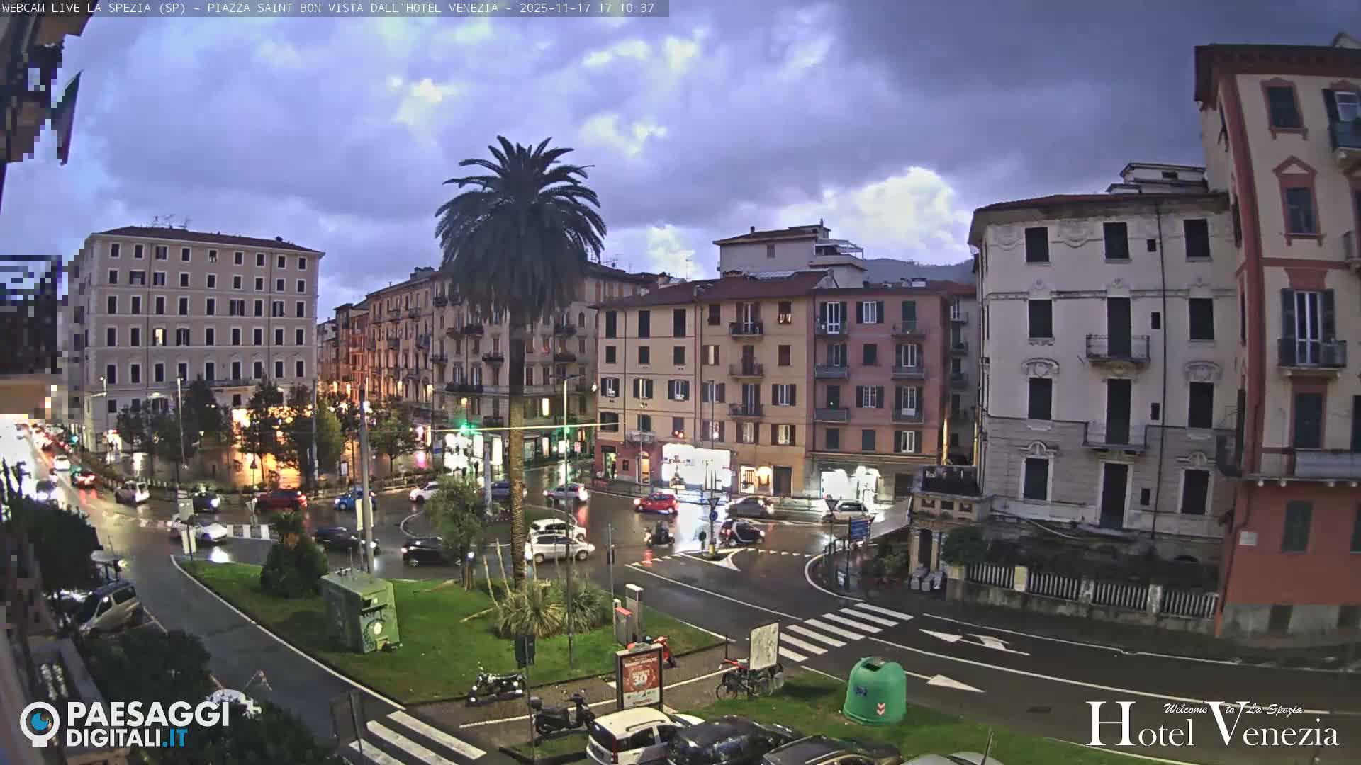 La Spezia Piazza Saint Bon Square Live Cam - Liguria, Italy