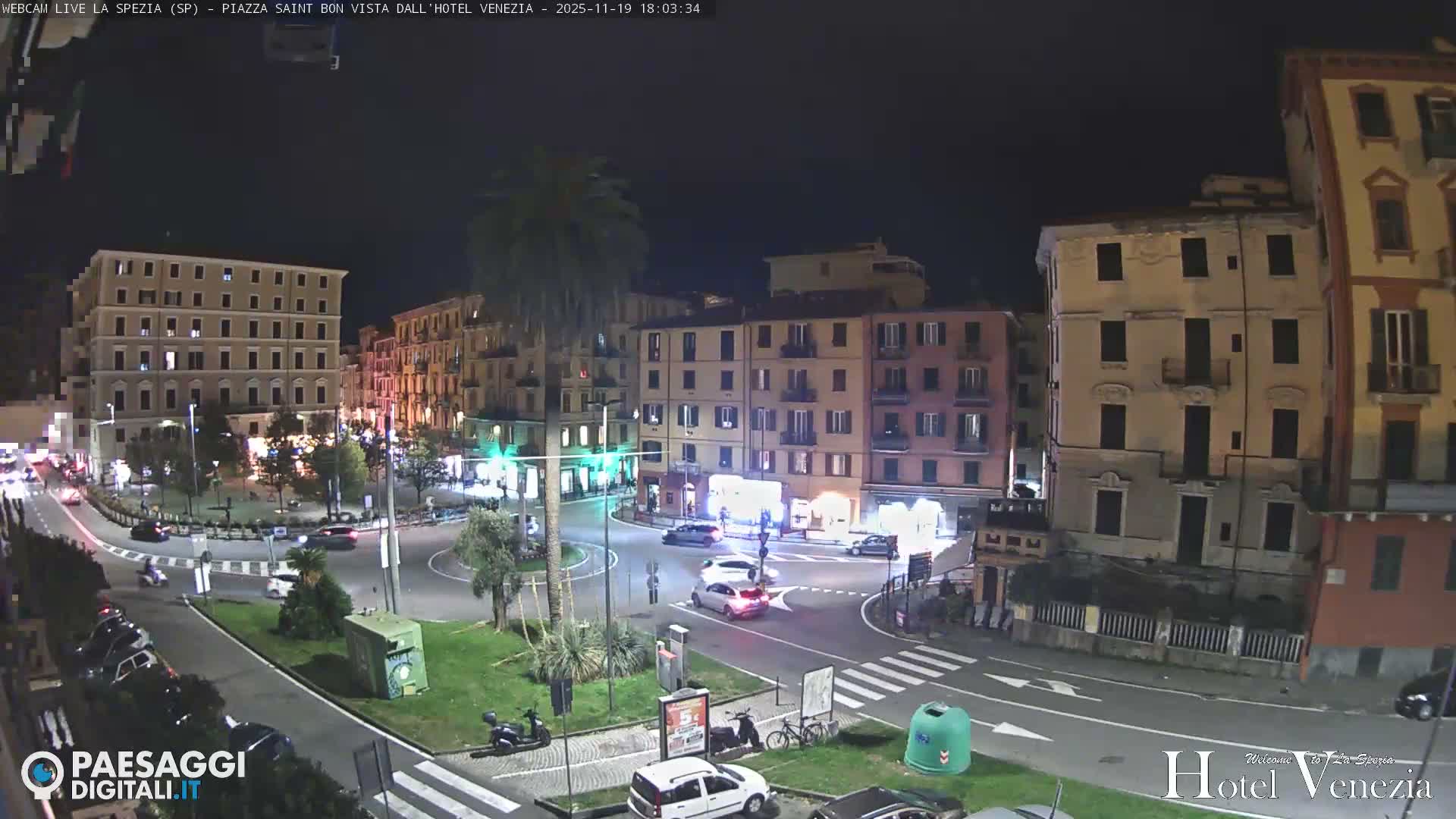 La Spezia Piazza Saint Bon Square Live Cam - Liguria, Italy