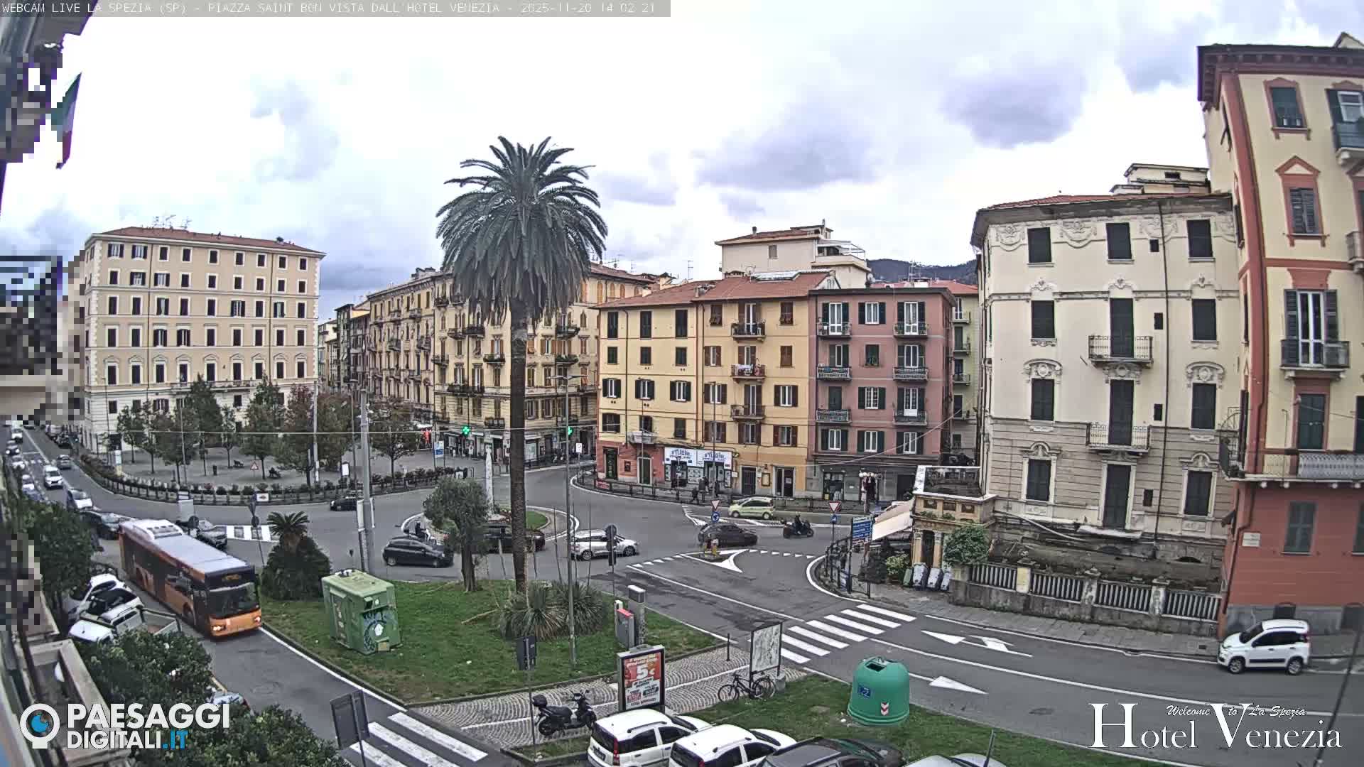 La Spezia Piazza Saint Bon Square Live Cam - Liguria, Italy