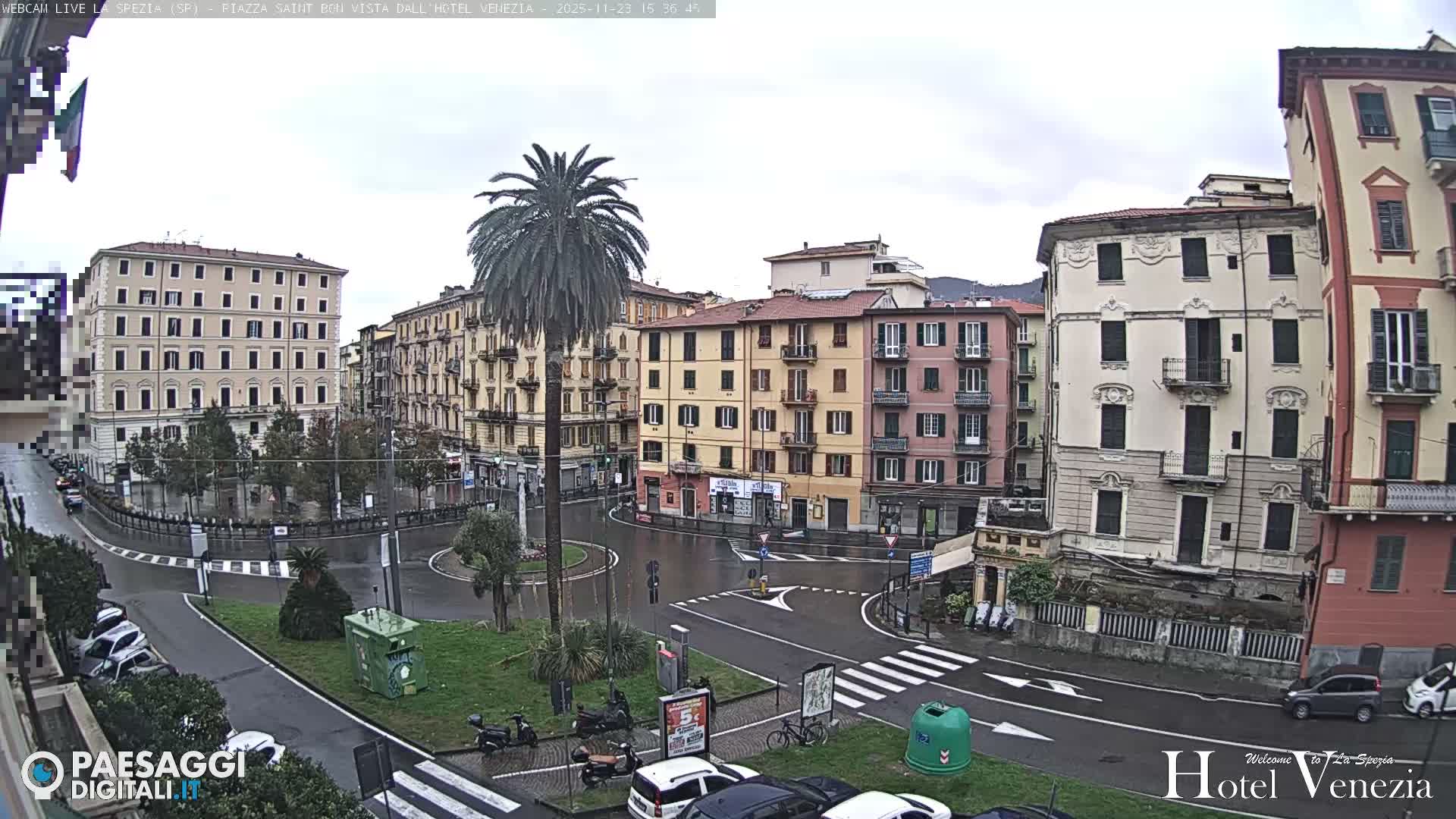 La Spezia Piazza Saint Bon Square Live Cam - Liguria, Italy