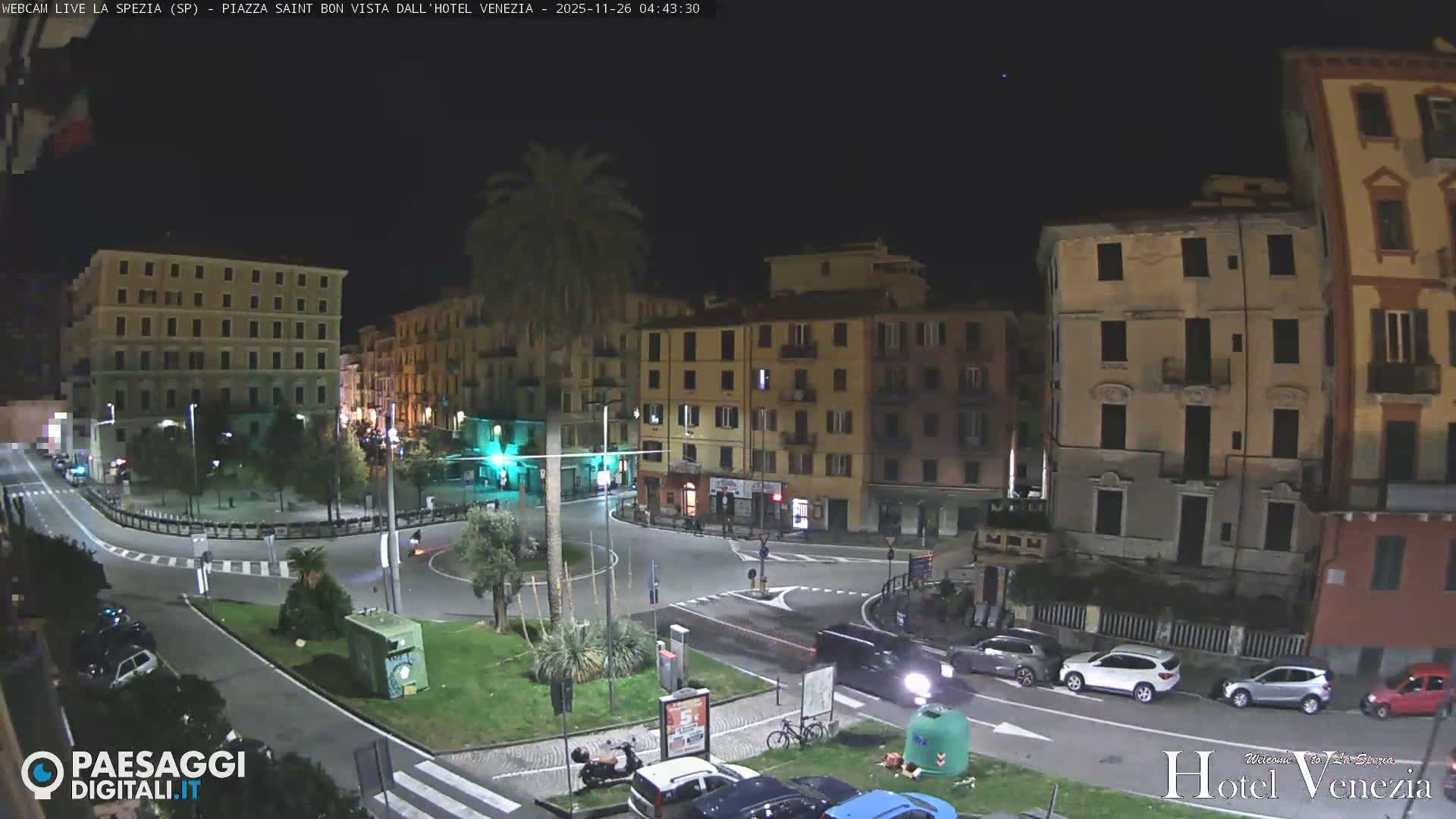 La Spezia Piazza Saint Bon Square Live Cam - Liguria, Italy