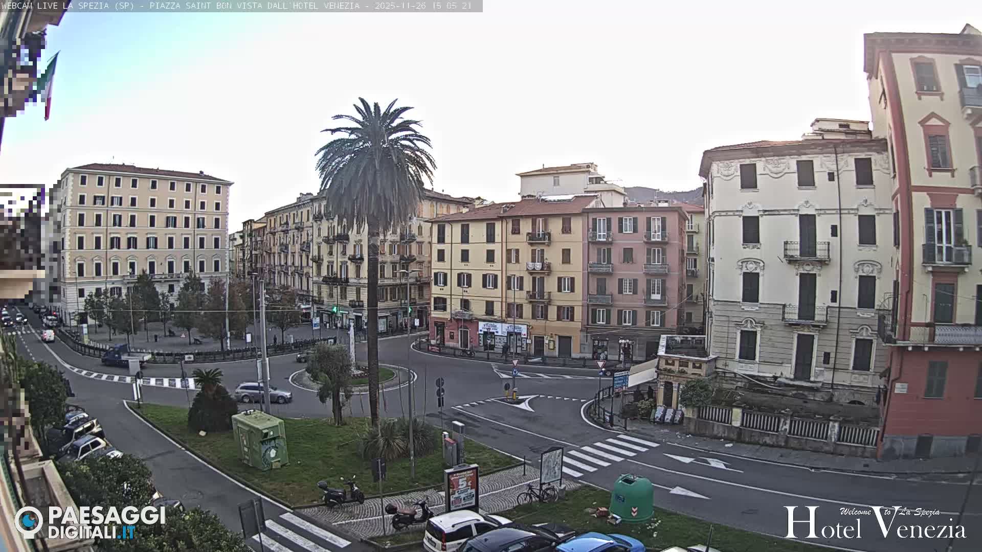La Spezia Piazza Saint Bon Square Live Cam - Liguria, Italy