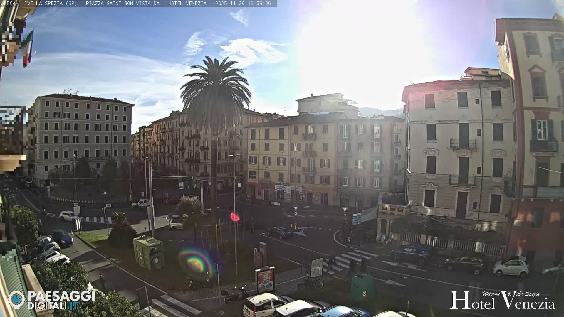 La Spezia Piazza Saint Bon Square Live Cam - Liguria, Italy