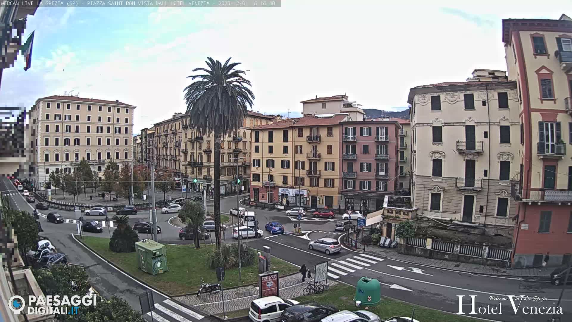 La Spezia Piazza Saint Bon Square Live Cam - Liguria, Italy