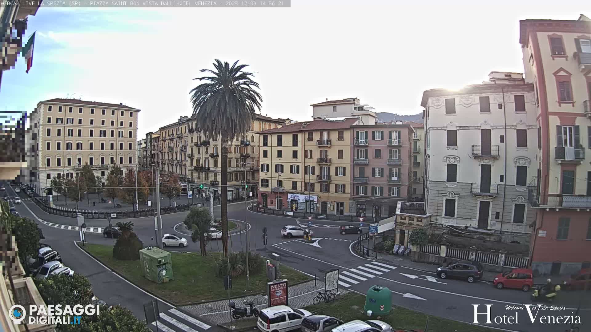 La Spezia Piazza Saint Bon Square Live Cam - Liguria, Italy