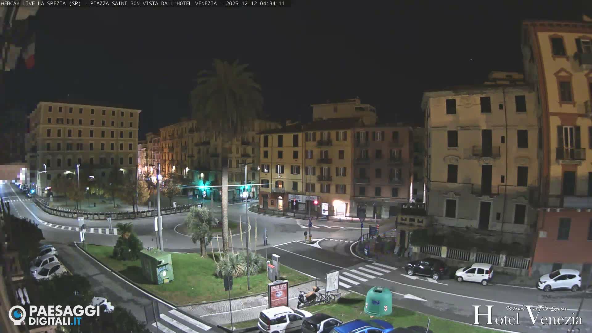 La Spezia Piazza Saint Bon Square Live Cam - Liguria, Italy